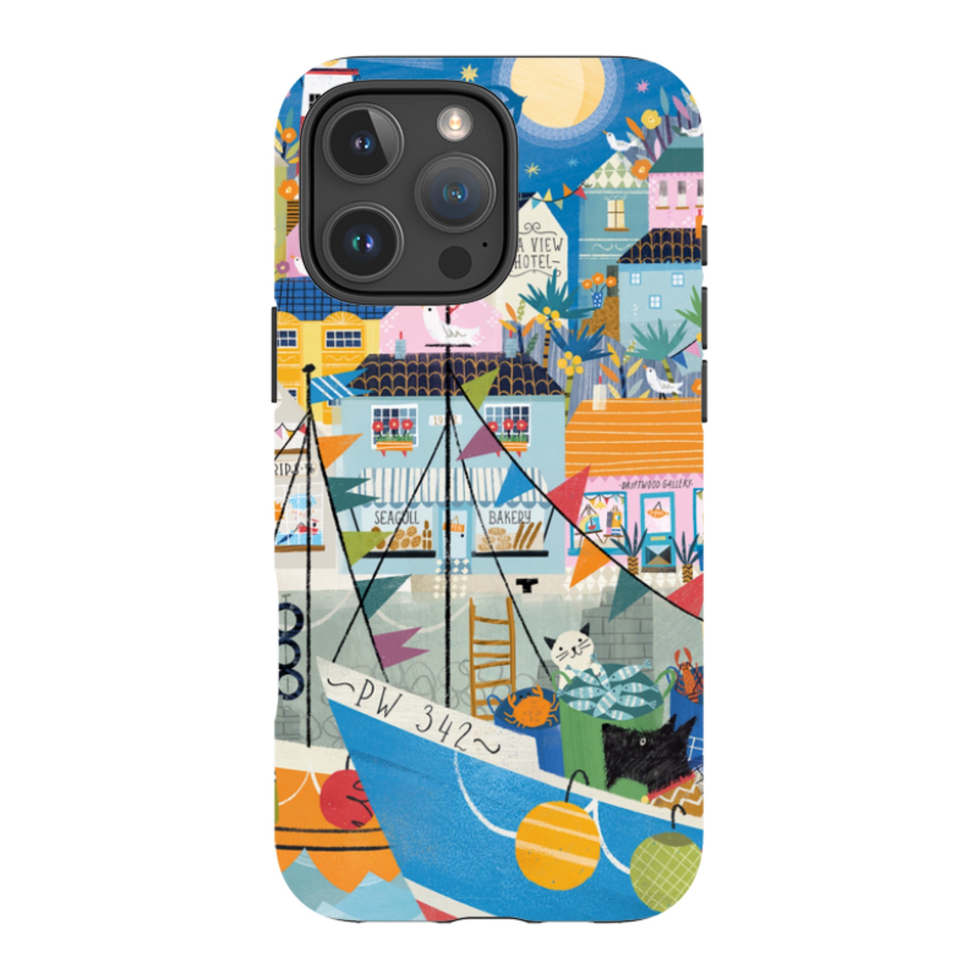 iPhone MagSafe Tough Case - Night Harbour 1 By Ali Brookes