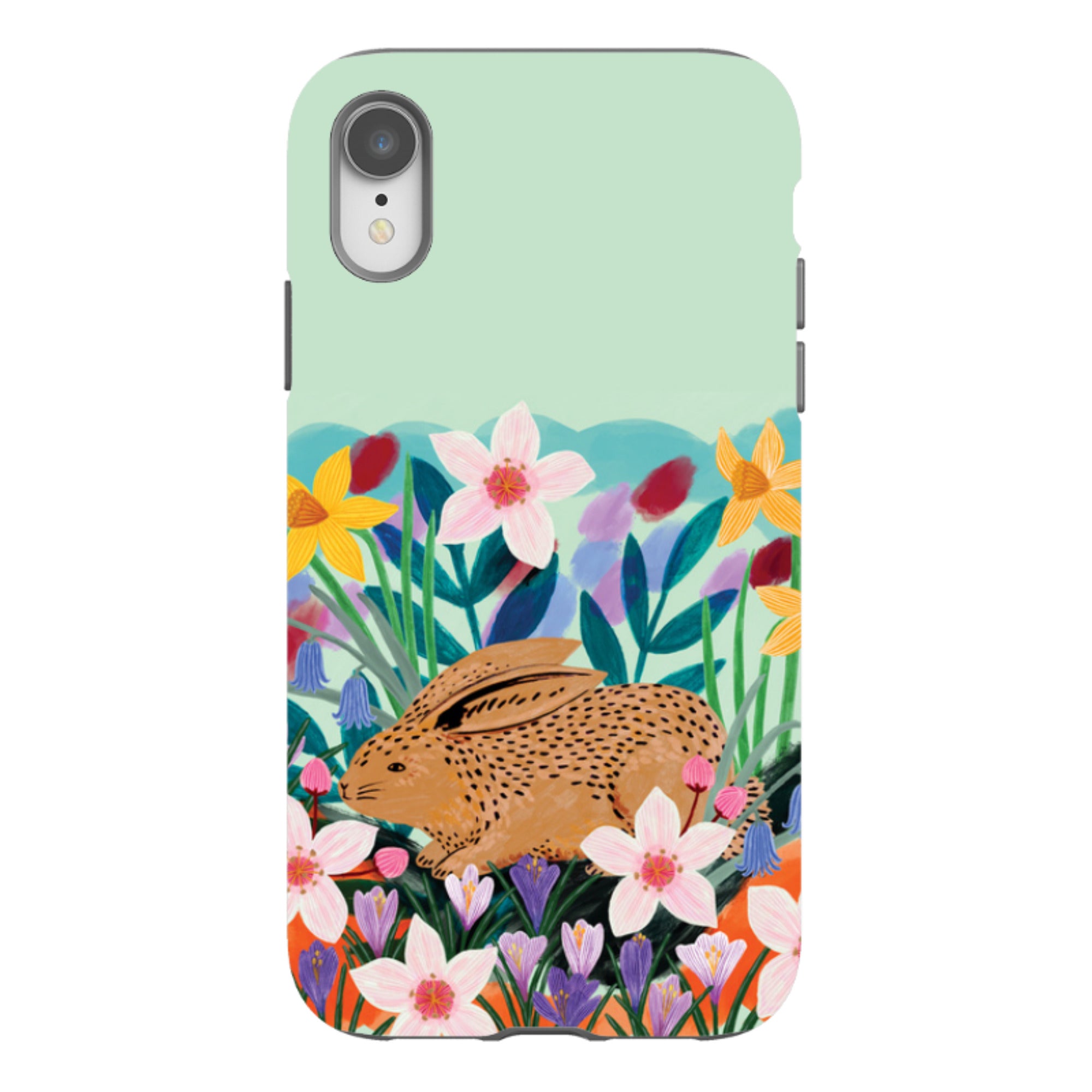iPhone Tough Case - Spring Bunny By Lee Foster Wilson