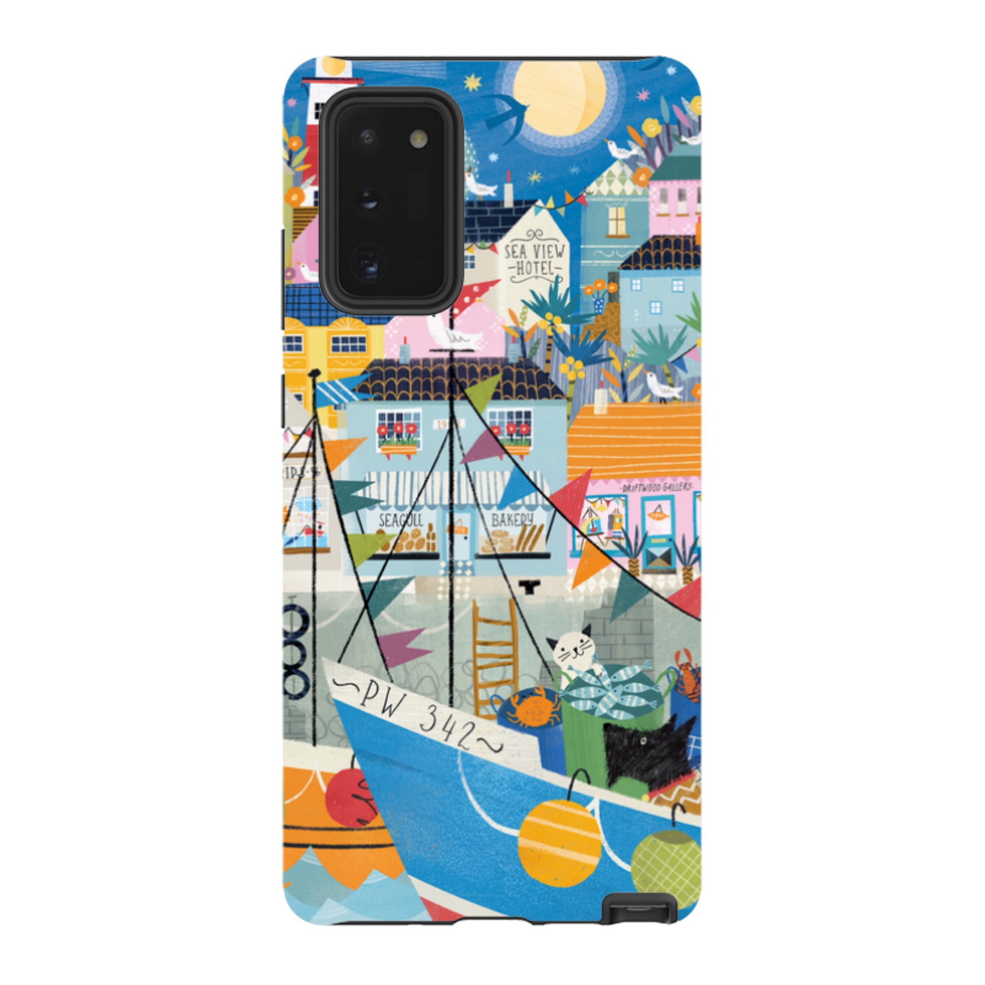 Samsung Tough  Case - Night Harbour 1 By Ali Brookes