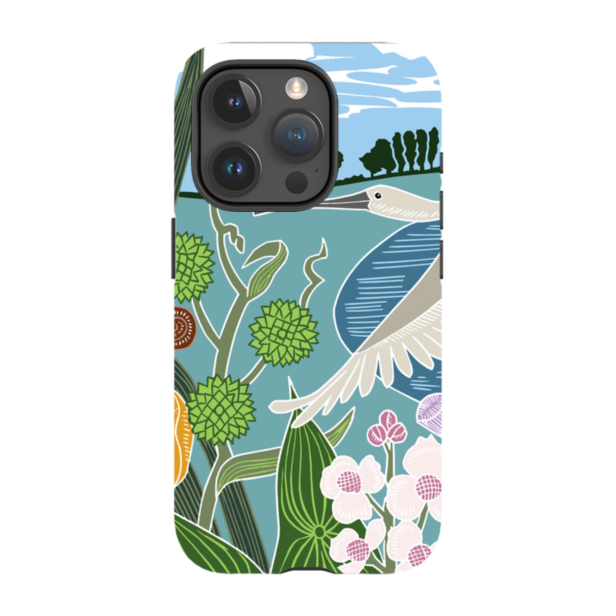 iPhone Tough Case - Spoonbill By Kate Heiss