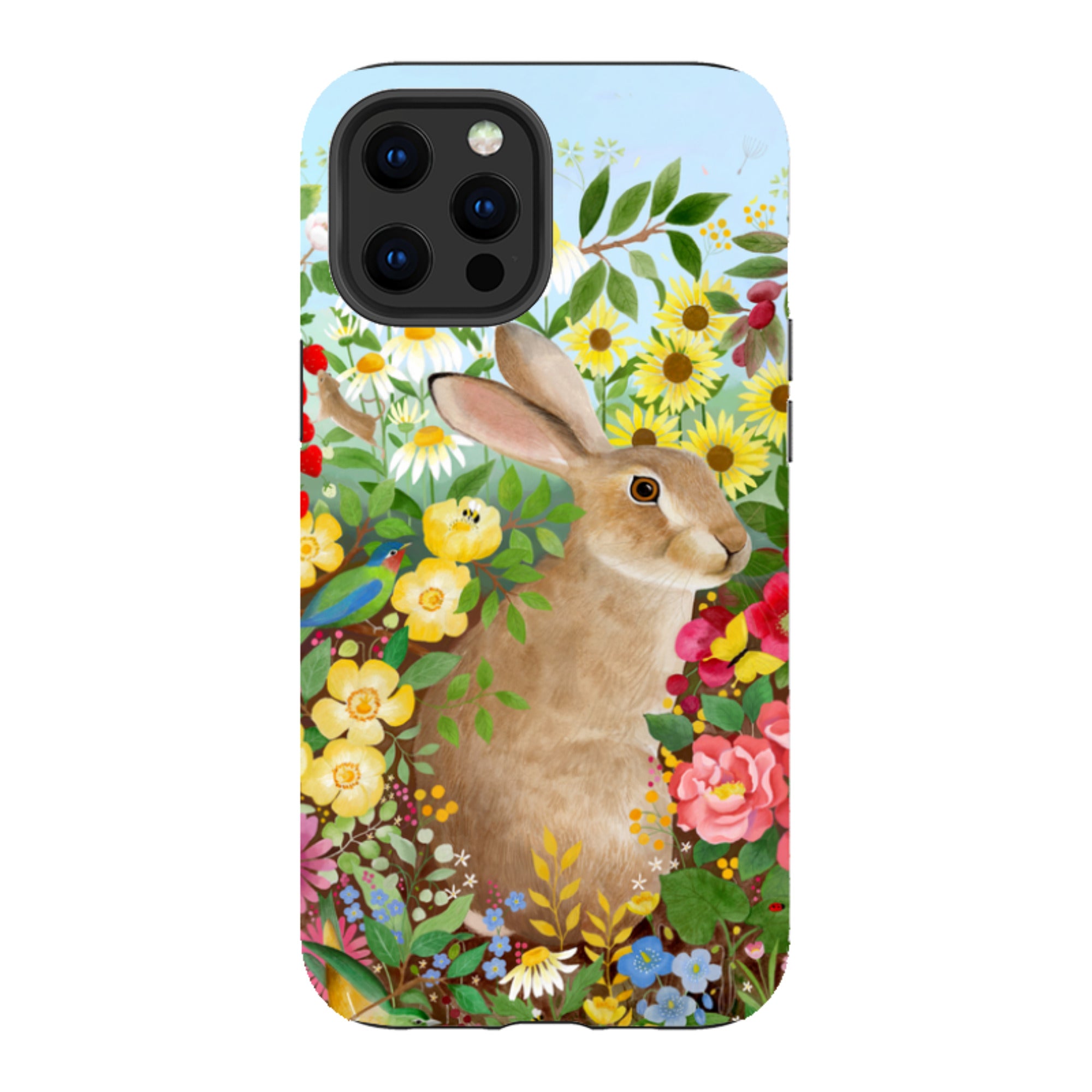 iPhone Tough Case - Rabbit Garden By Bex Parkin
