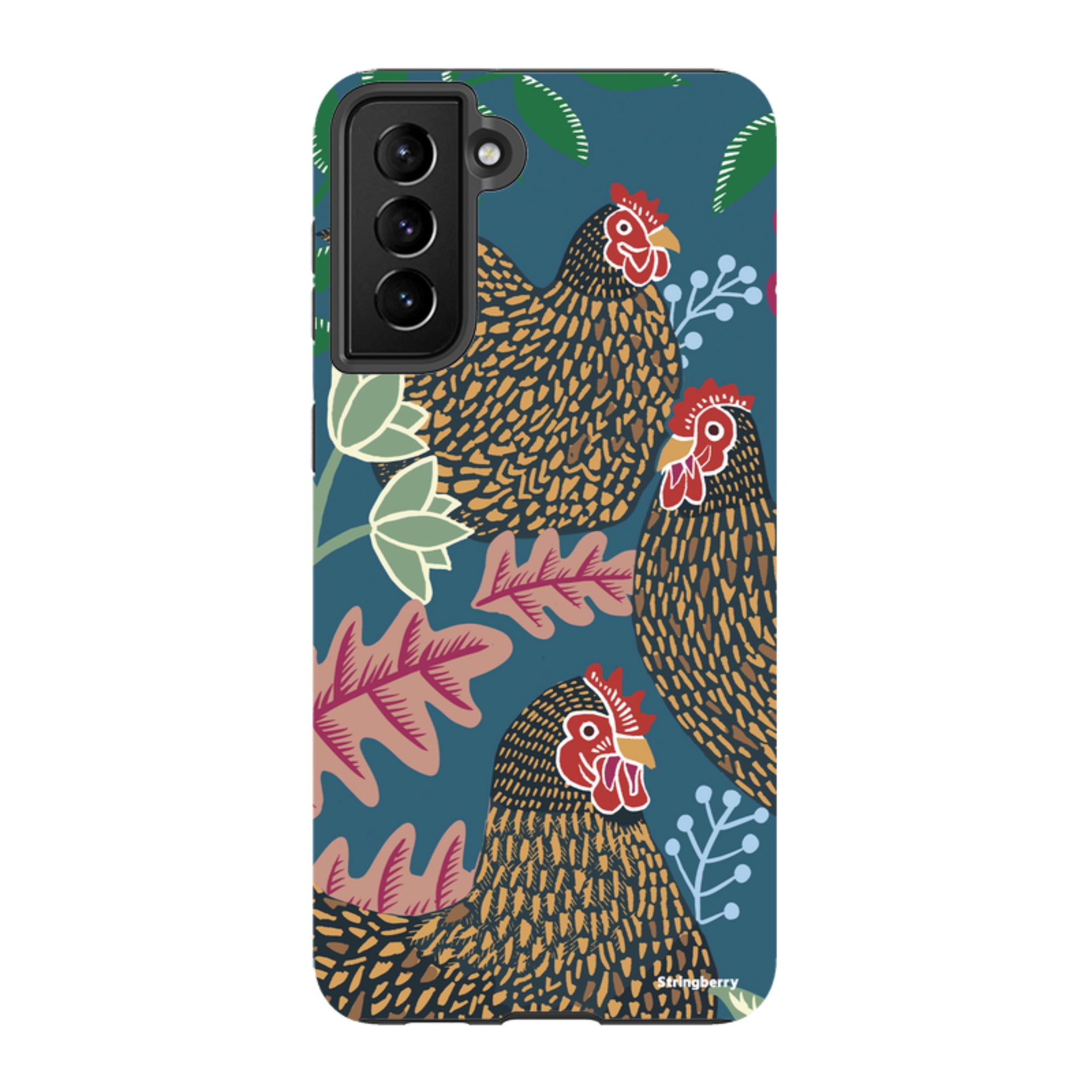 Samsung Tough Case - Three French Hens By Kate Heiss