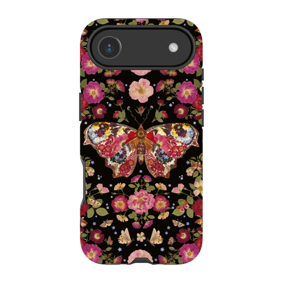 iPhone Tough Case - Midnight Butterfly By Helen Ahpornsiri