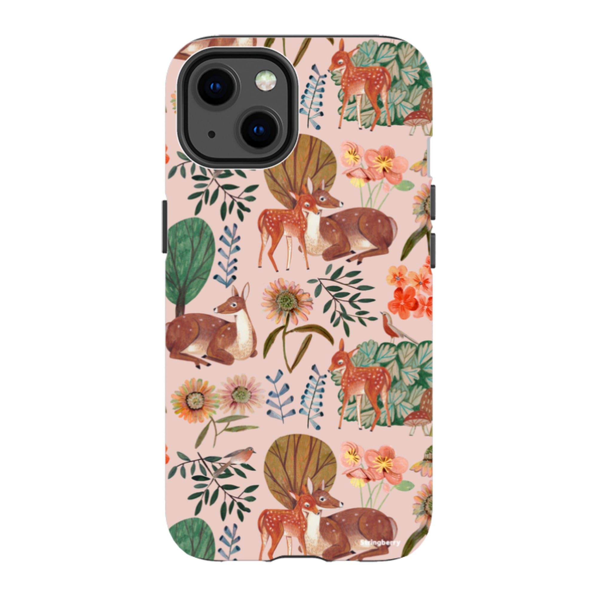 iPhone MagSafe Tough Case -  Deer Pattern By Caroline Bonne Muller