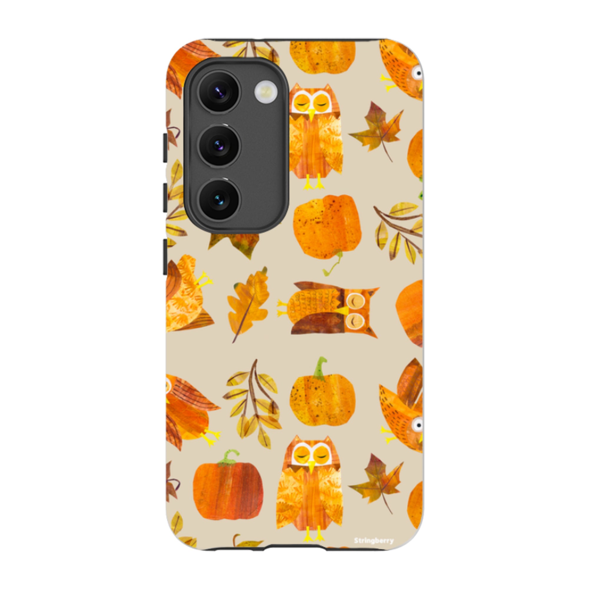Samsung Tough Case - Pumpkins and Owls By Tracey English