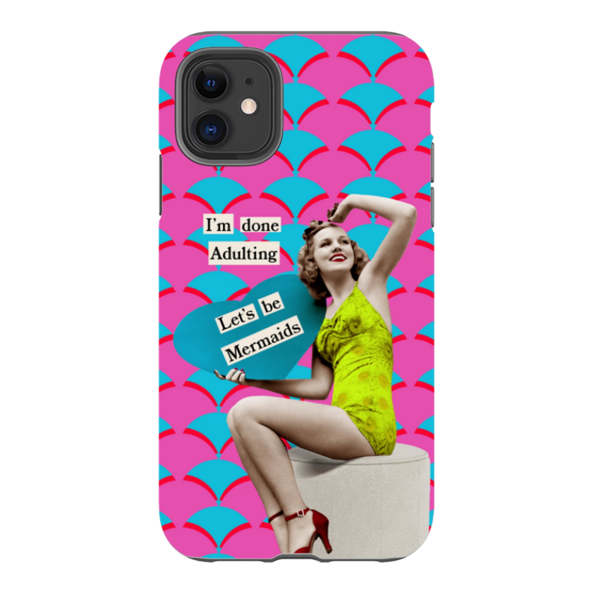 iPhone Tough Case - Mermaid By Clare Jordan