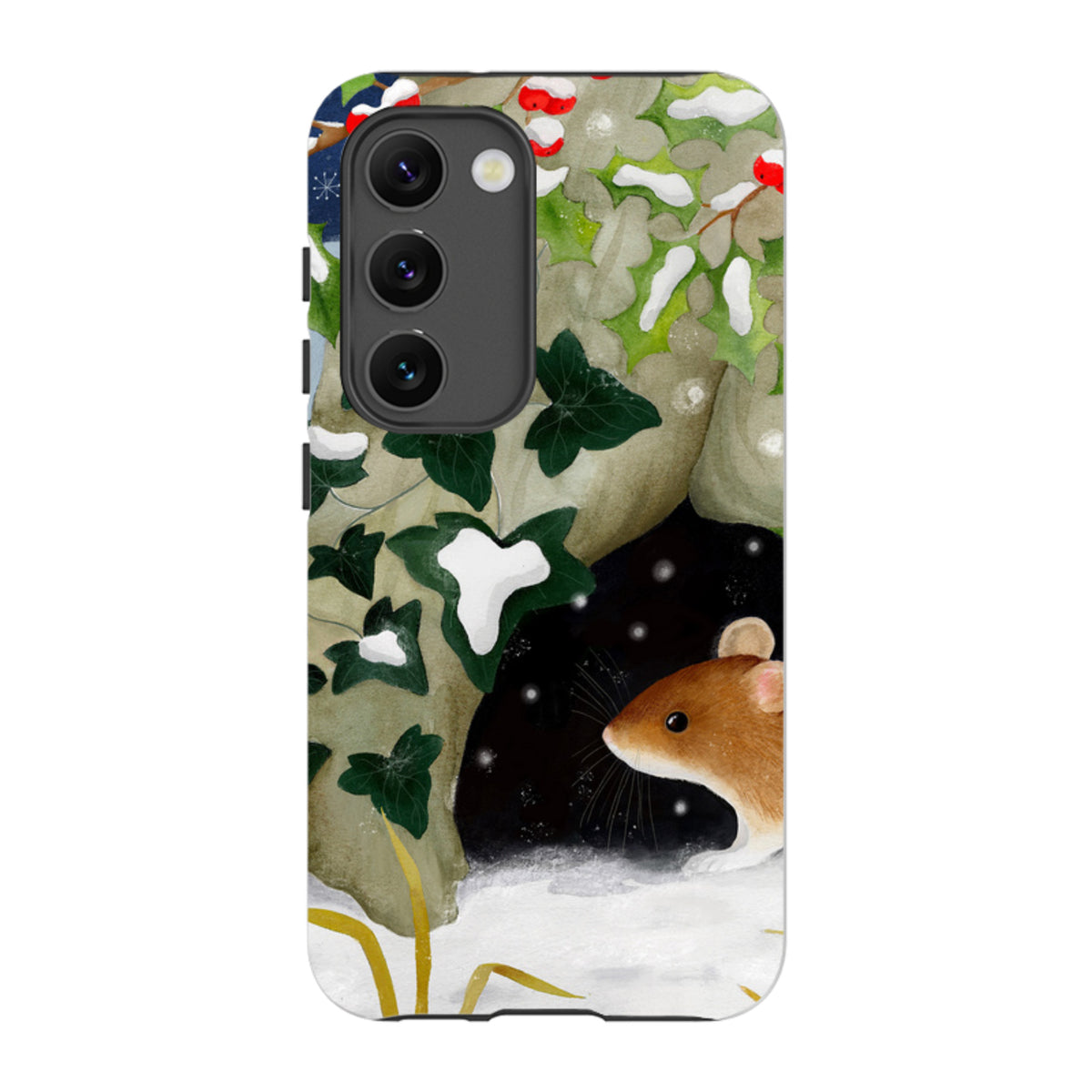Samsung Tough Case - Winter Mouse By Bex Parkin