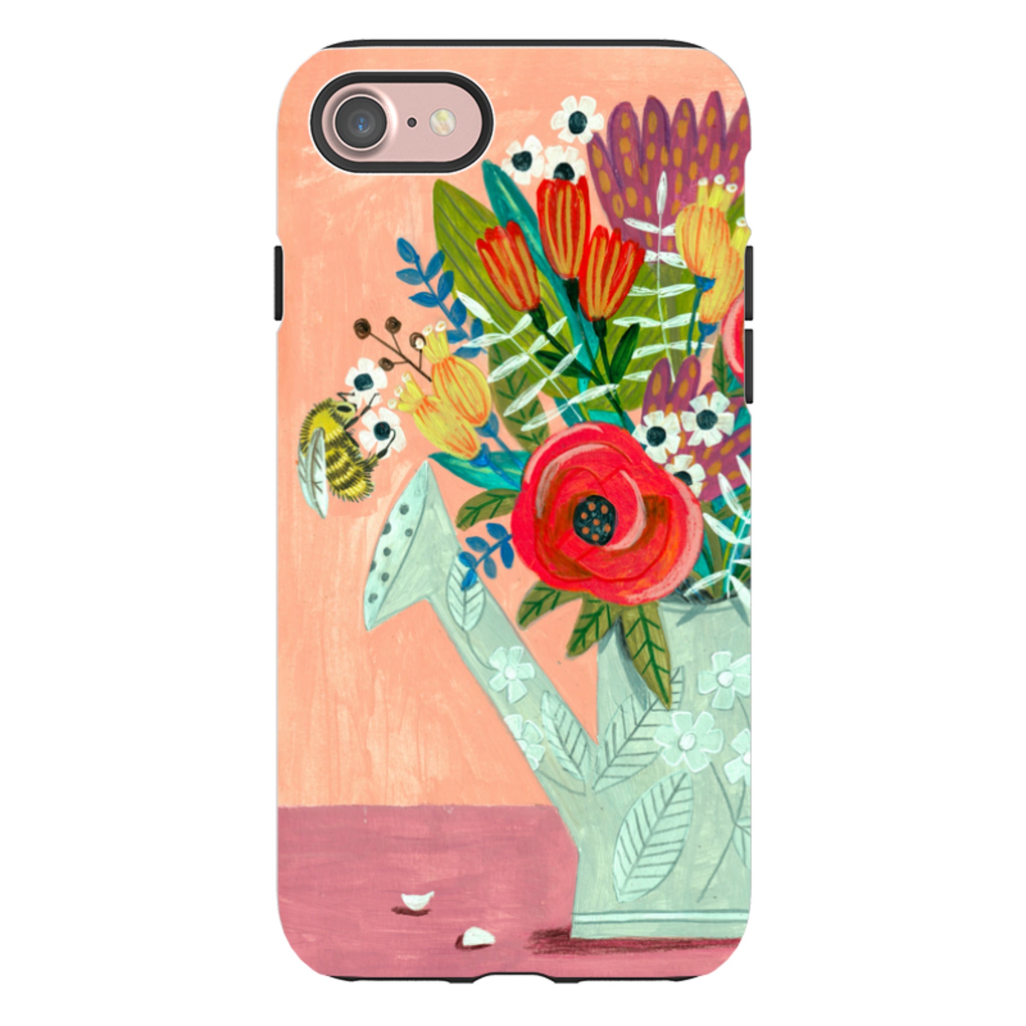 iPhone Tough Case - Watering Can By Caroline Bonne Muller