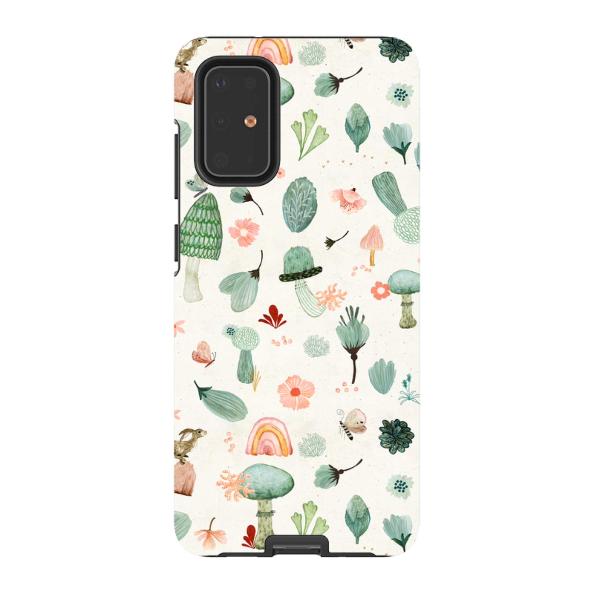 Samsung Tough Case - Mushroom World Cream By Katherine Quinn