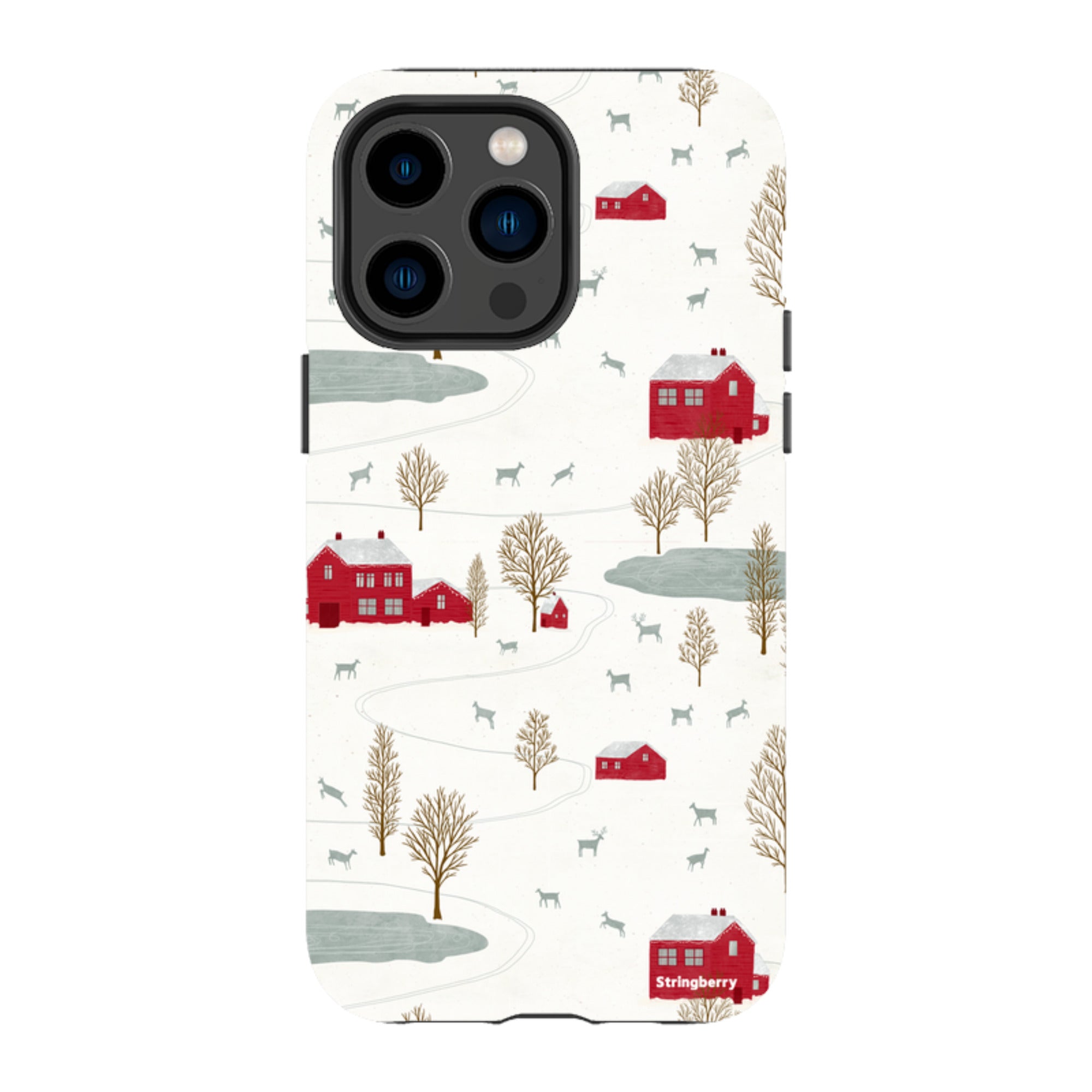 iPhone Tough Case - Winter Landscape II By Katherine Quinn