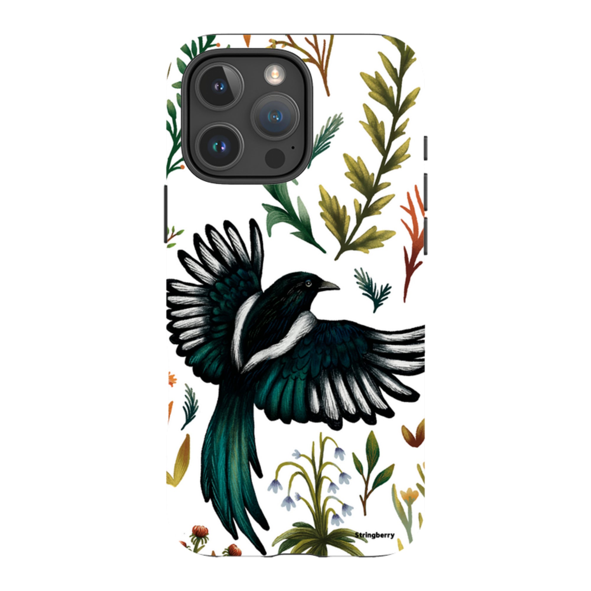 iPhone Tough Case - Magpie By Anna Stead