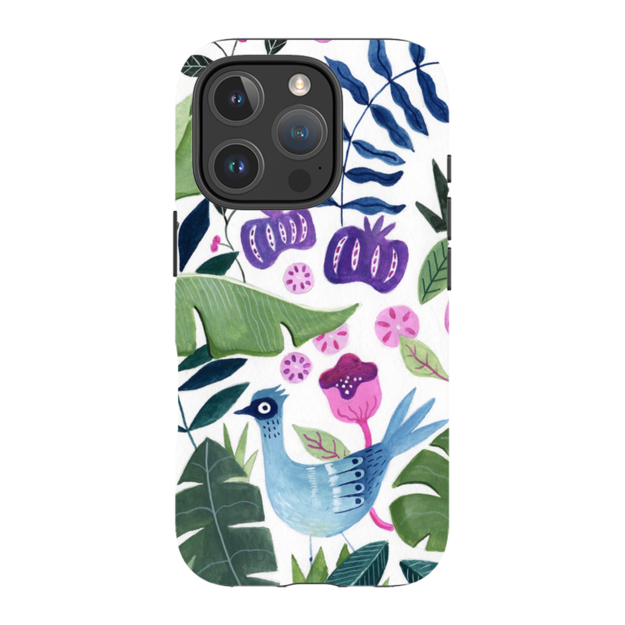 iPhone Tough Case - Birds In Forest By Bex Parkin