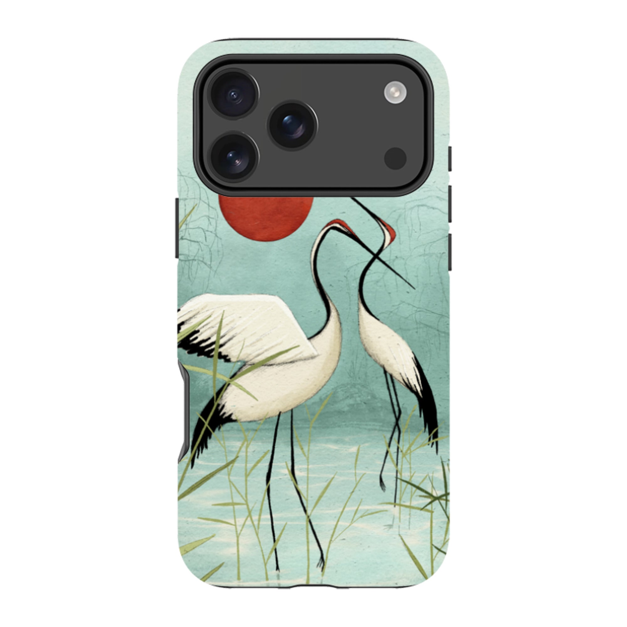 iPhone Tough Case - Cranes By Maja Lindberg
