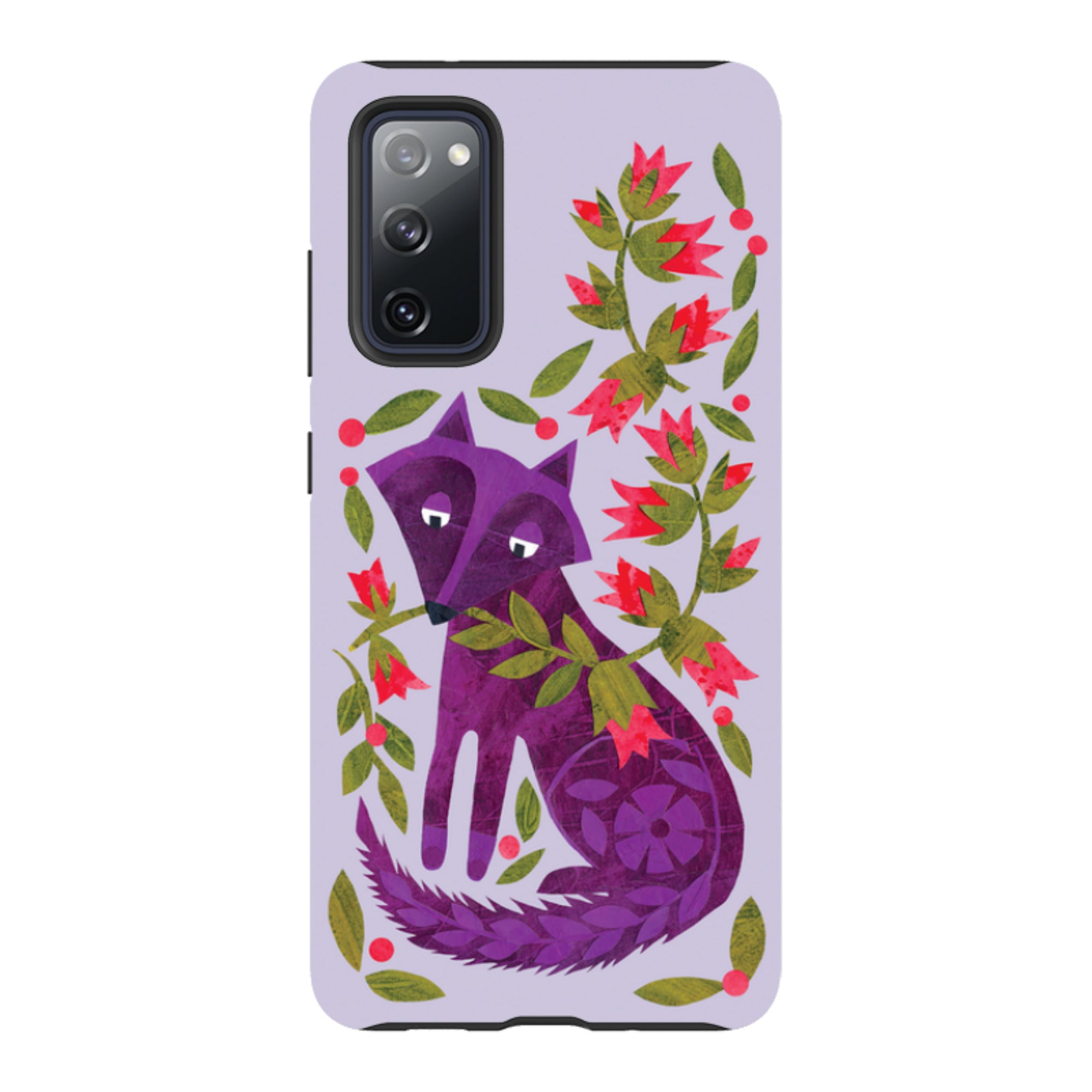 Samsung Tough Case - Purple Foxie By Tracey English