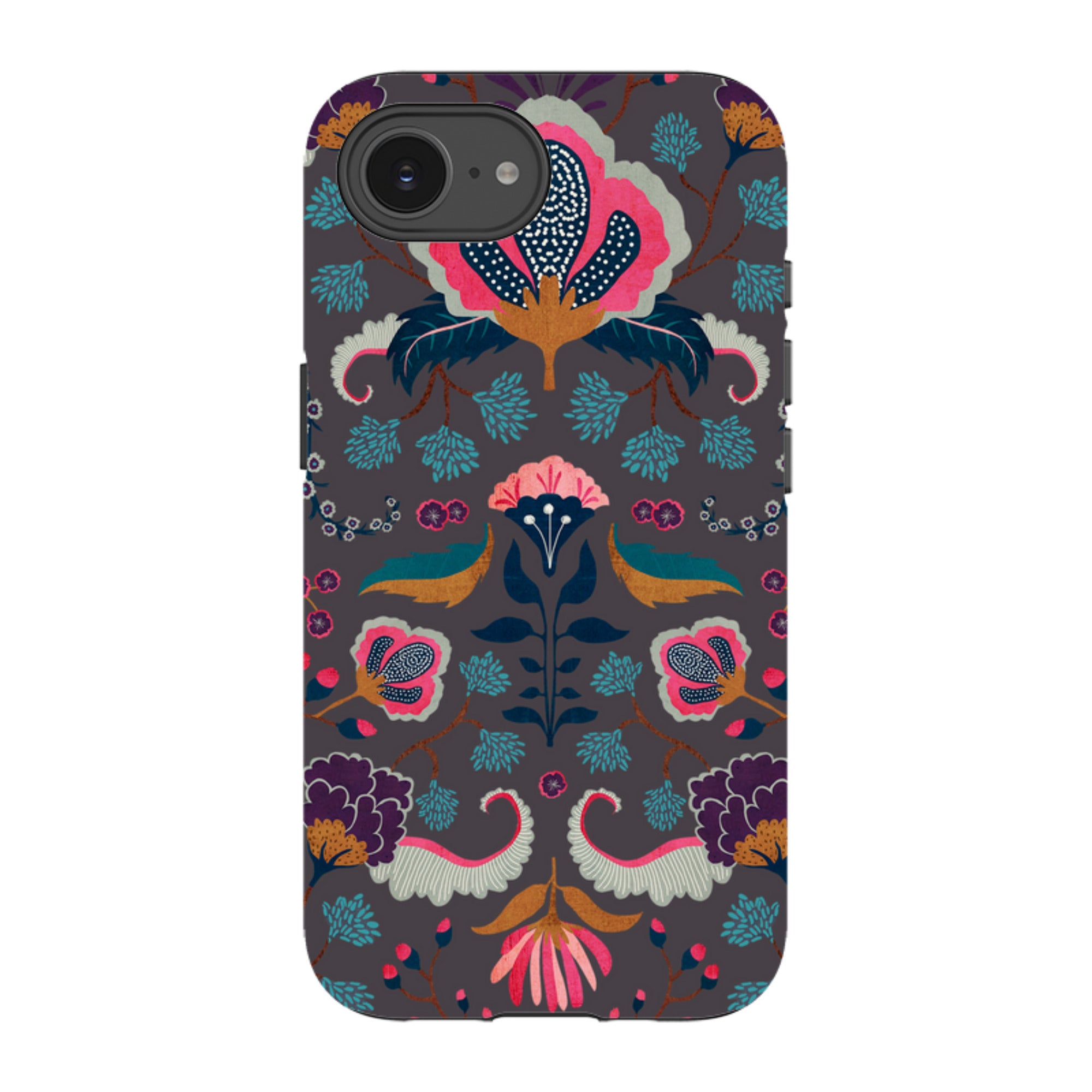 iPhone Tough Case - Folk Floral II By Katherine Quinn