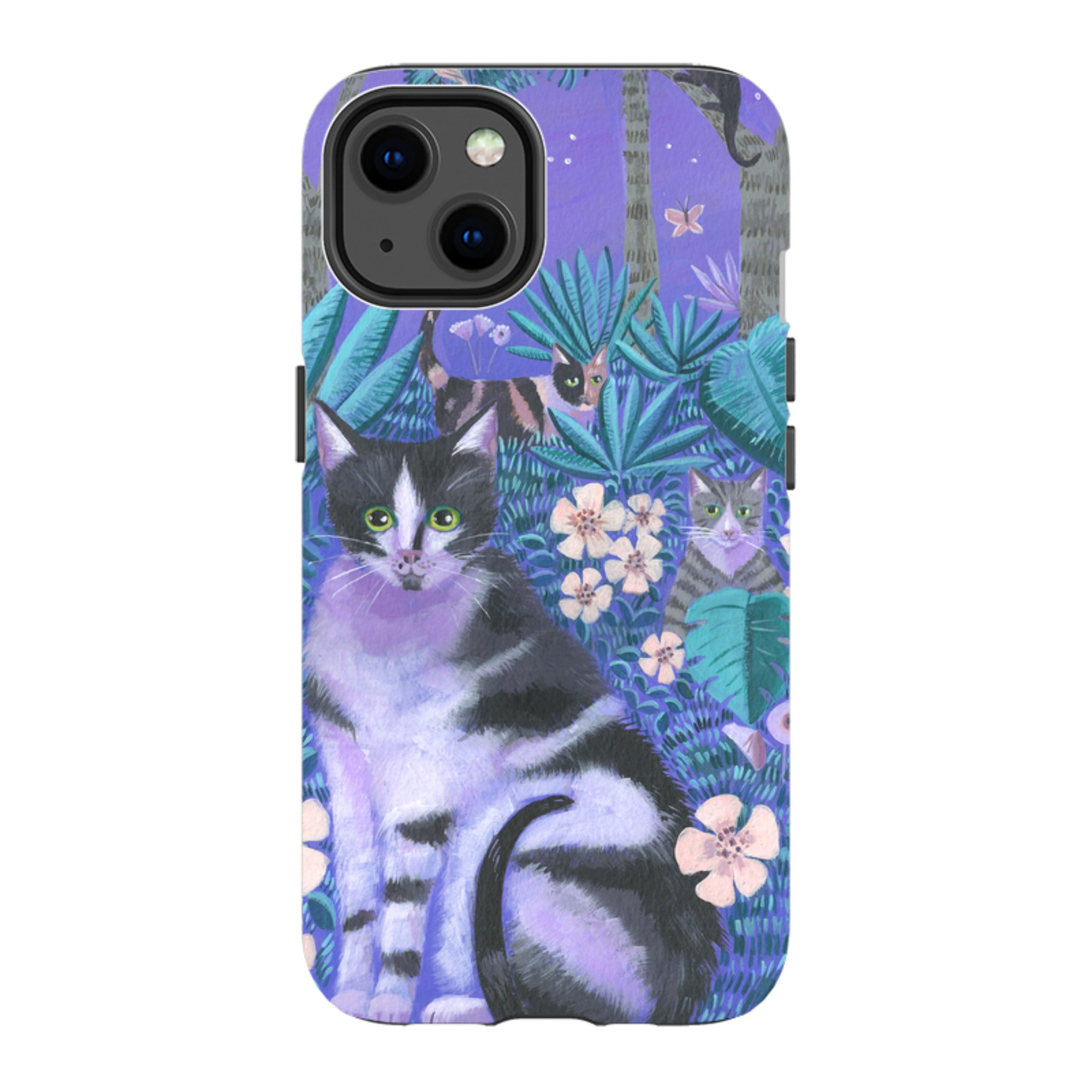iPhone MagSafe Tough Case - Night Cats 2 By Mary Stubberfield