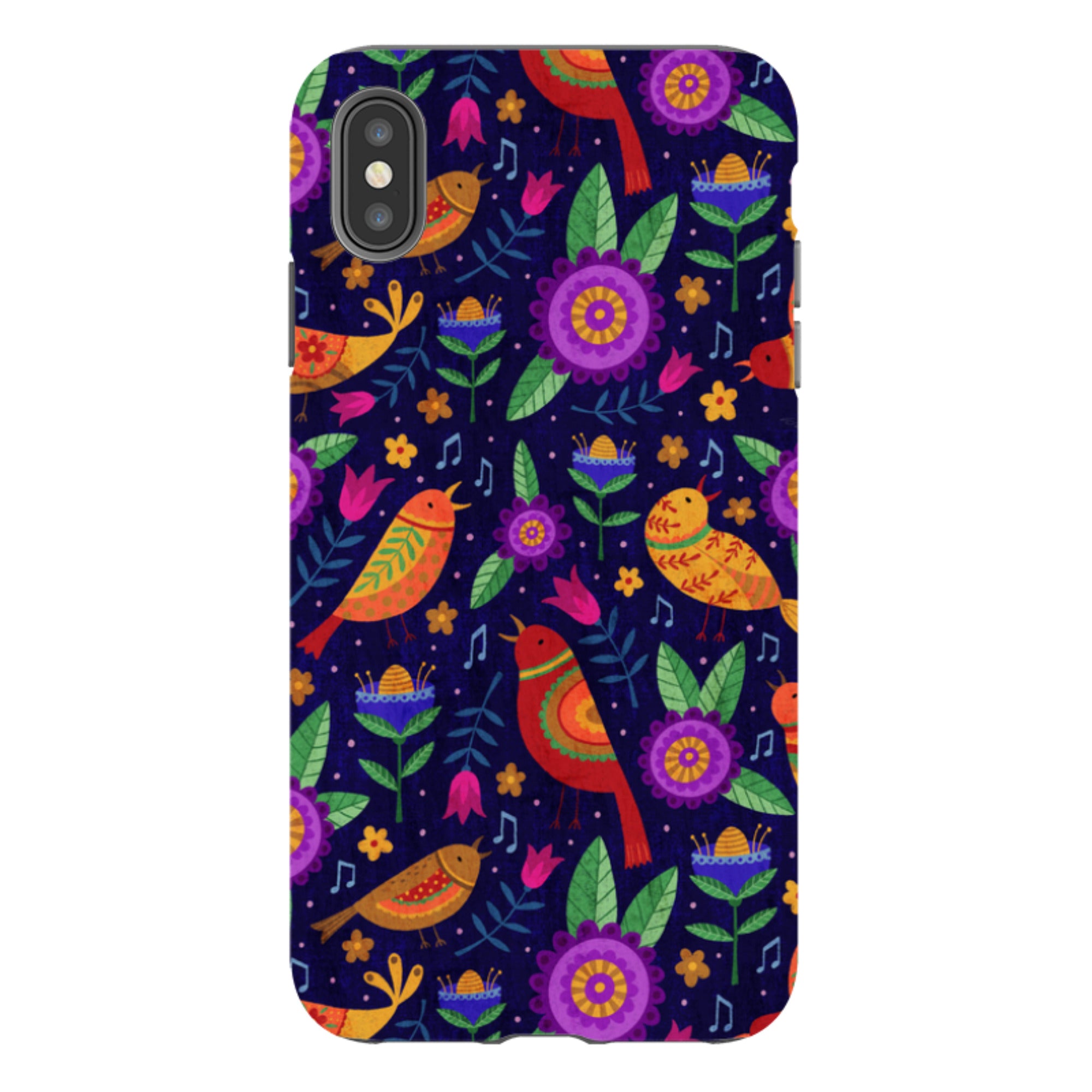 iPhone Tough Case - Bird Pattern VII By Suzy Taylor