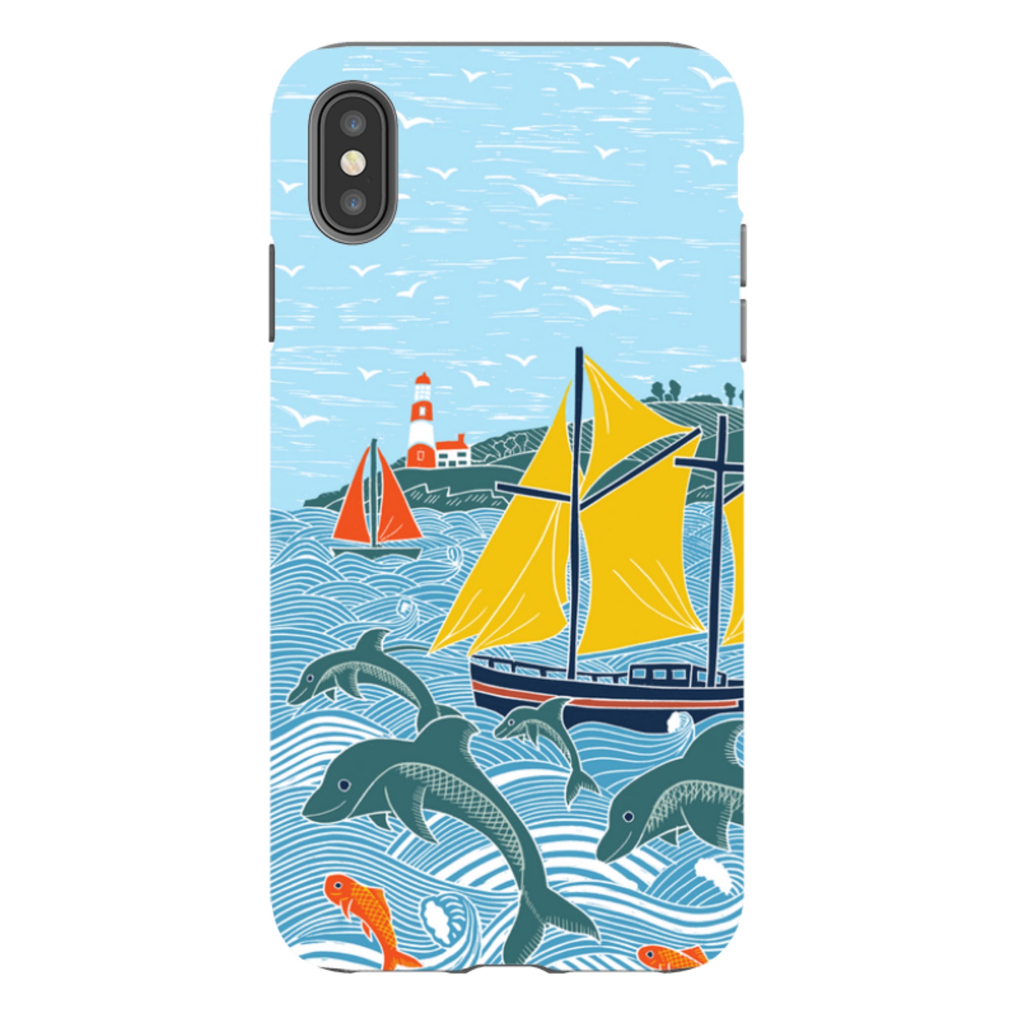 iPhone Case - Dolphins By Kate Heiss