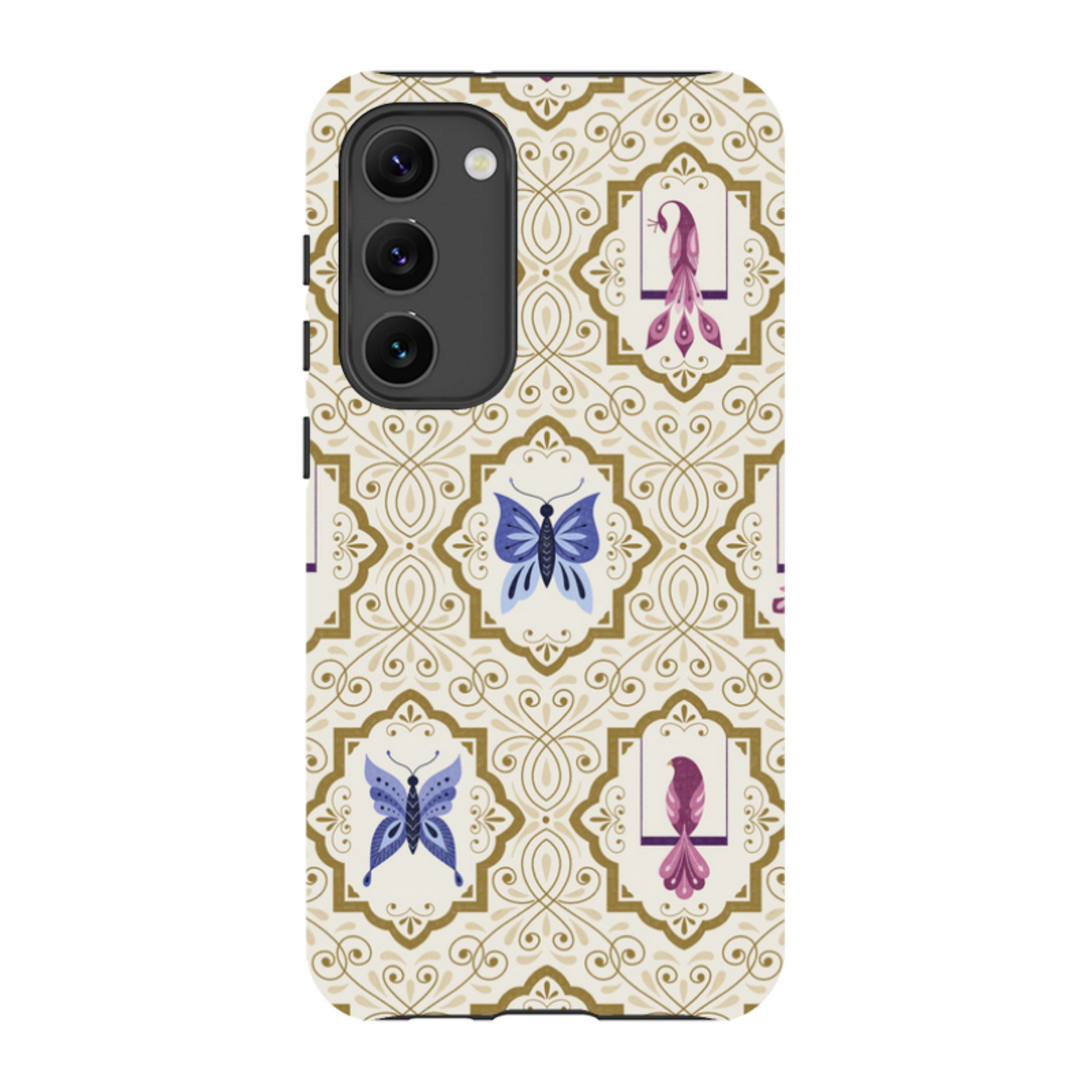 Samsung Tough Case - Wingframes Ivory By Jenny Zemanek