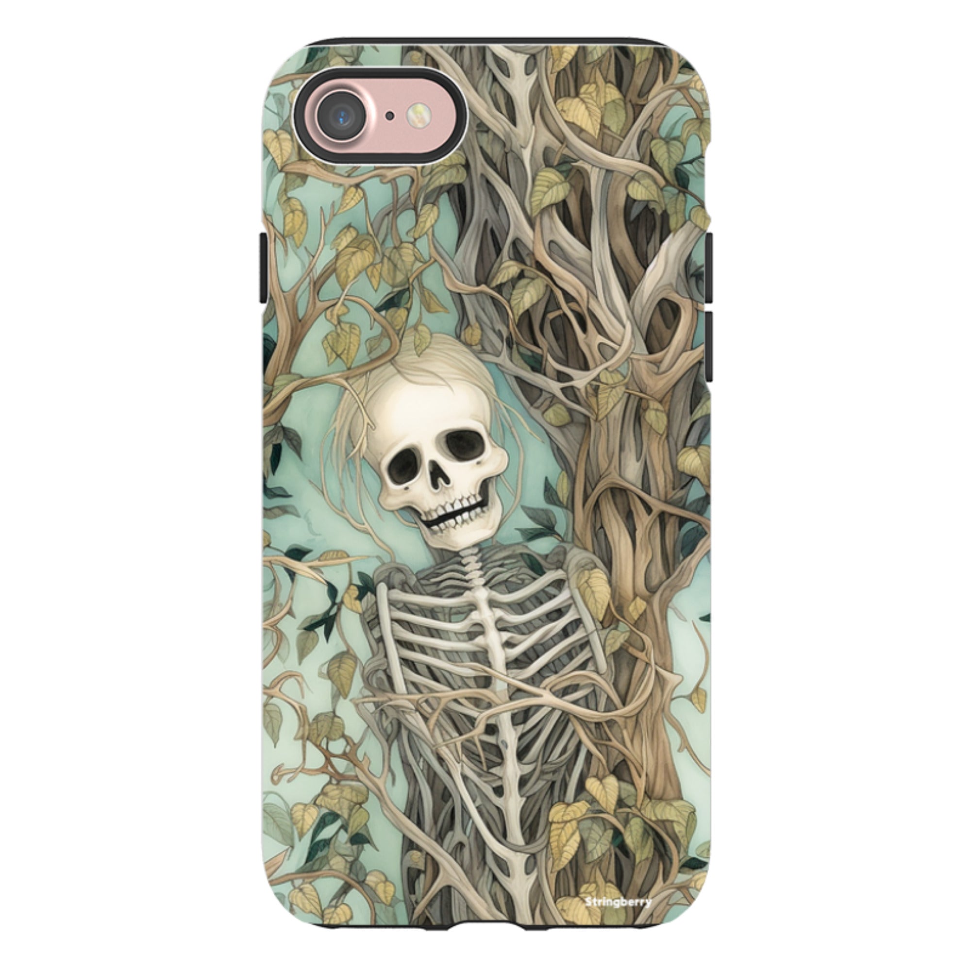 iPhone Tough Case - Skeletal Floral