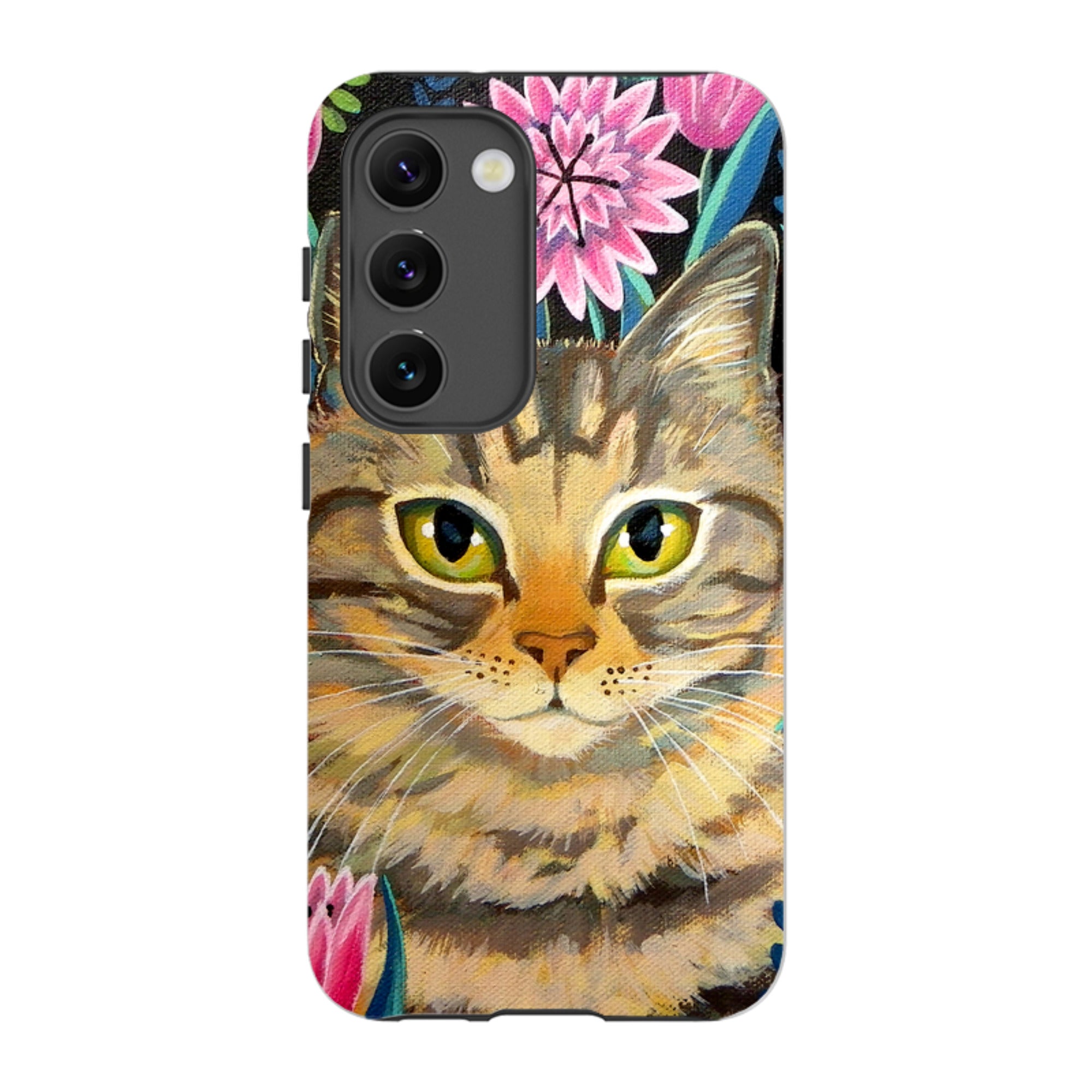 Samsung Tough Case - Tabby Cat By Mary Stubberfield