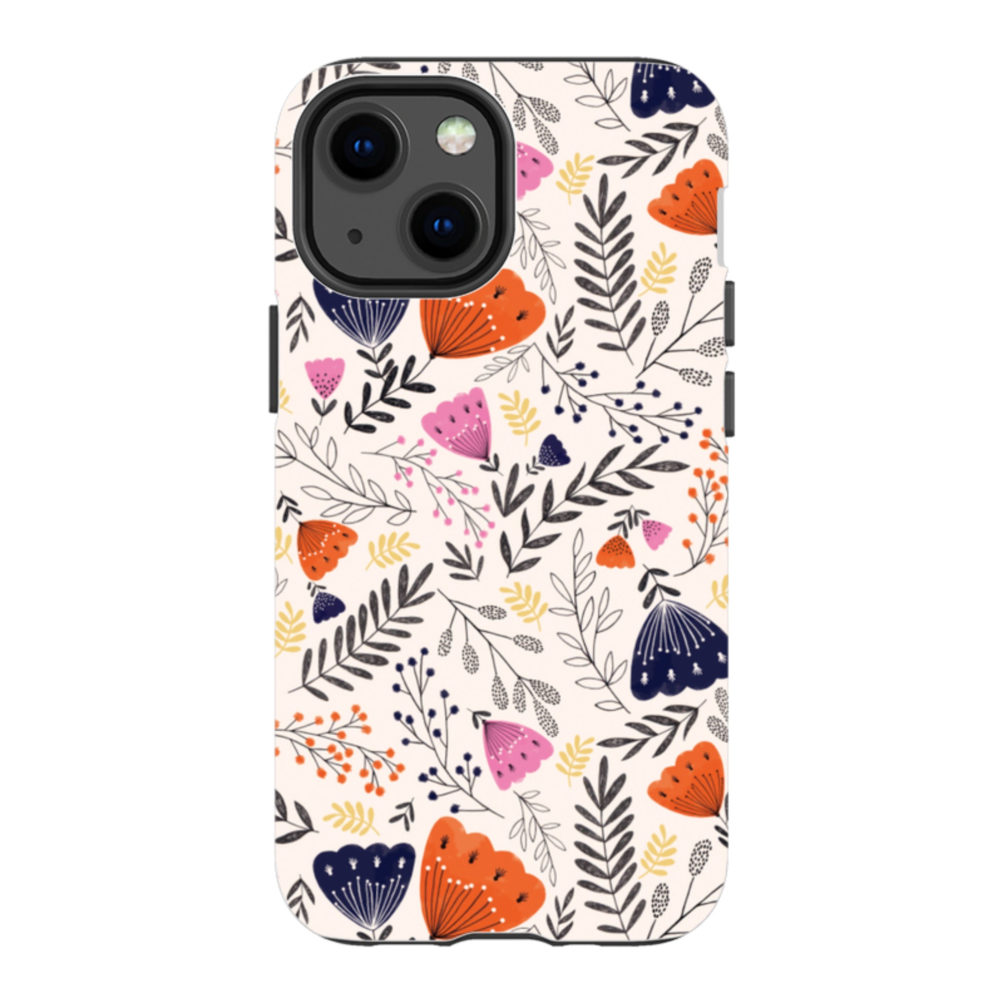 iPhone Tough Case - Pink Floral By Jade Mosinski