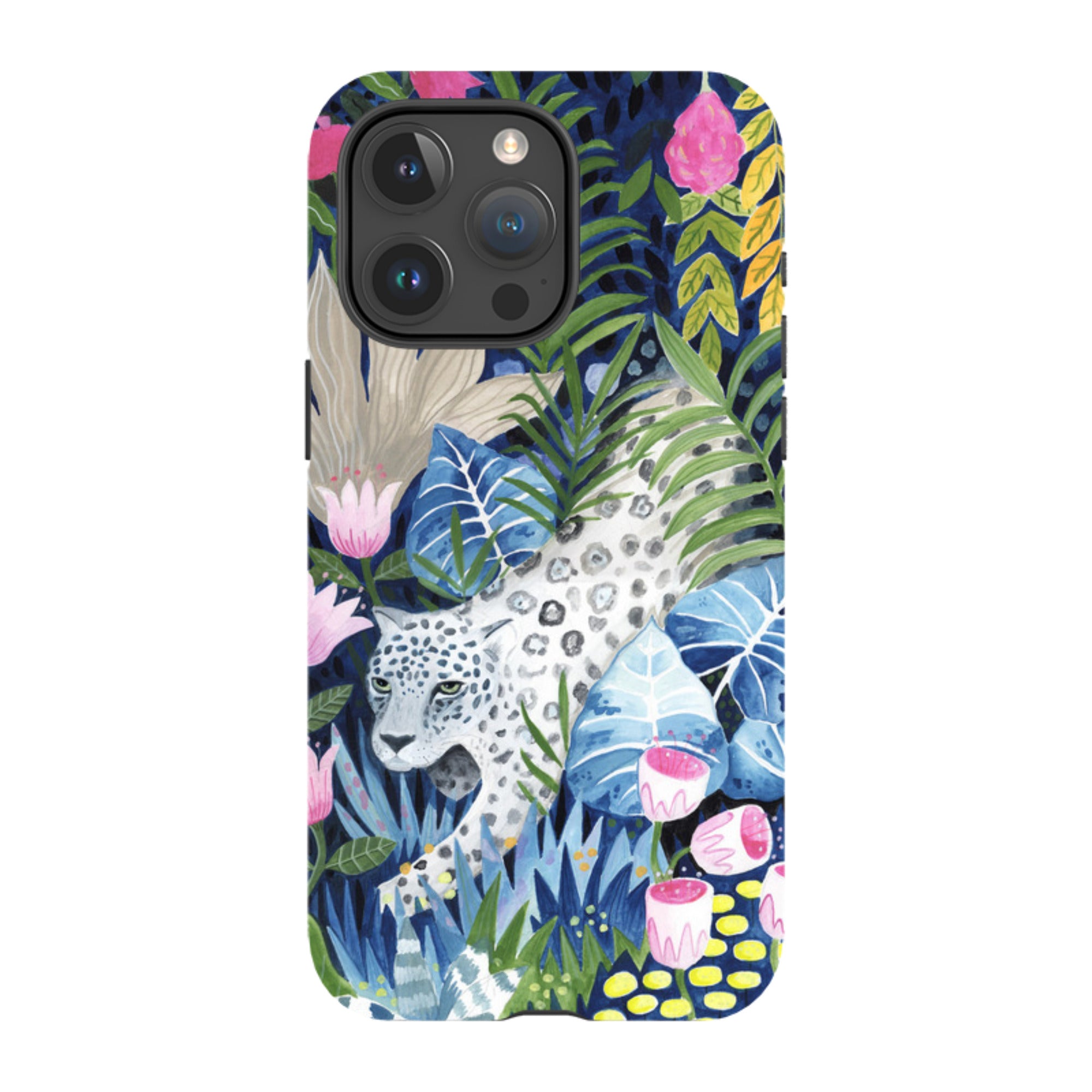 iPhone Tough Case - Prowling Leopard By Bex Parkin