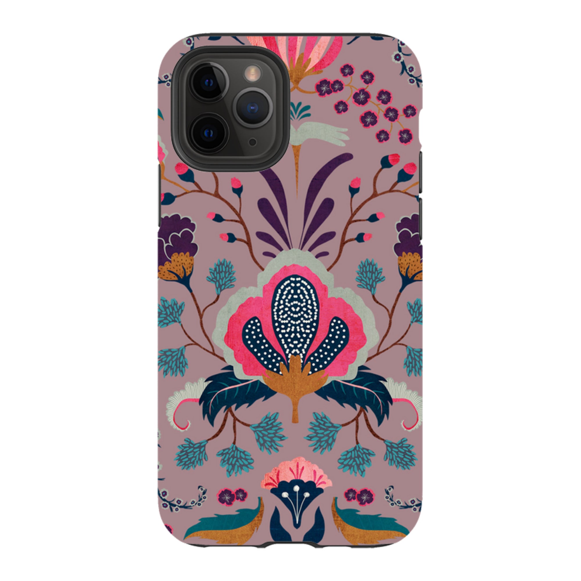 iPhone Tough Case - Folk Floral III By Katherine Quinn