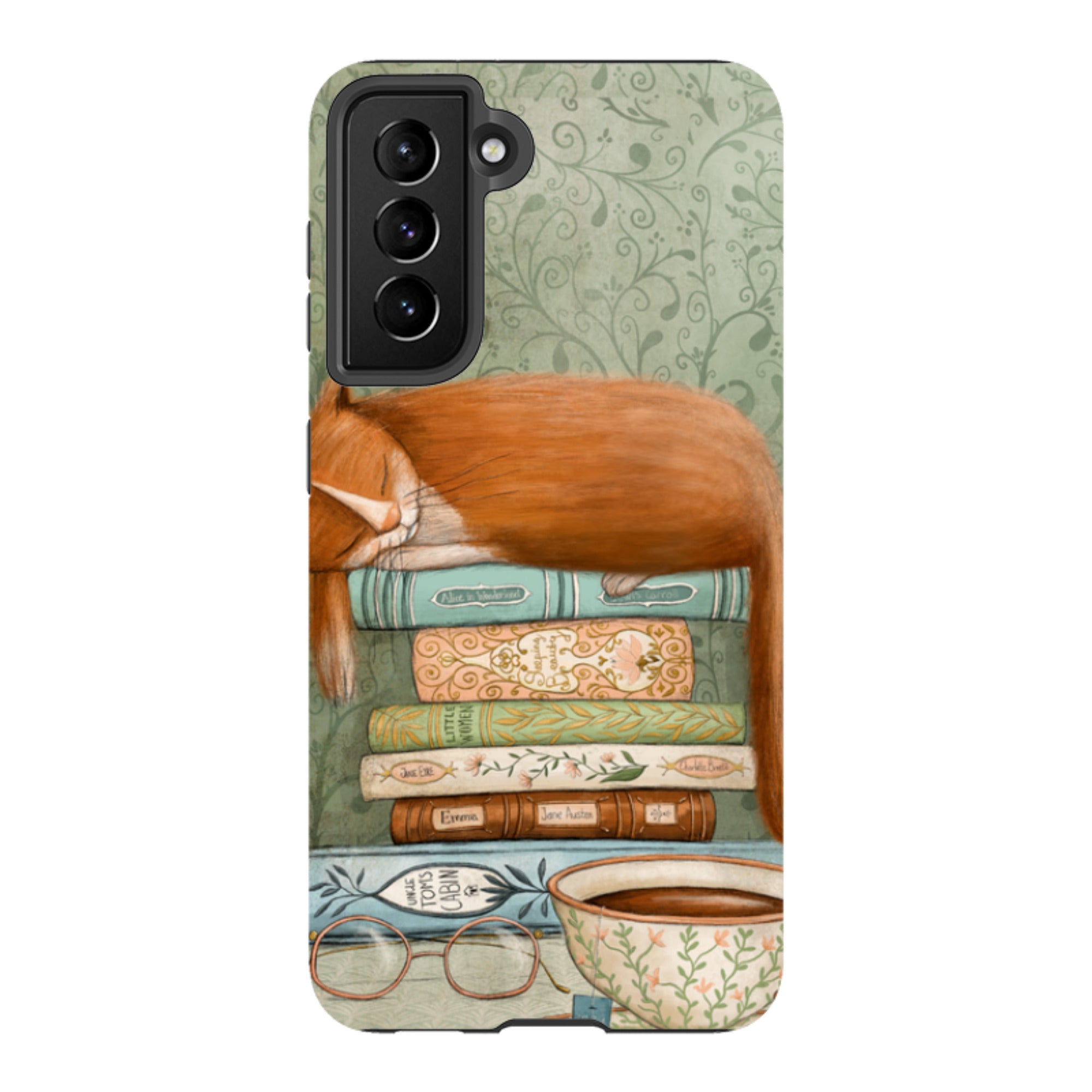Samsung Tough Case - Cats and Books By Maja Lindberg