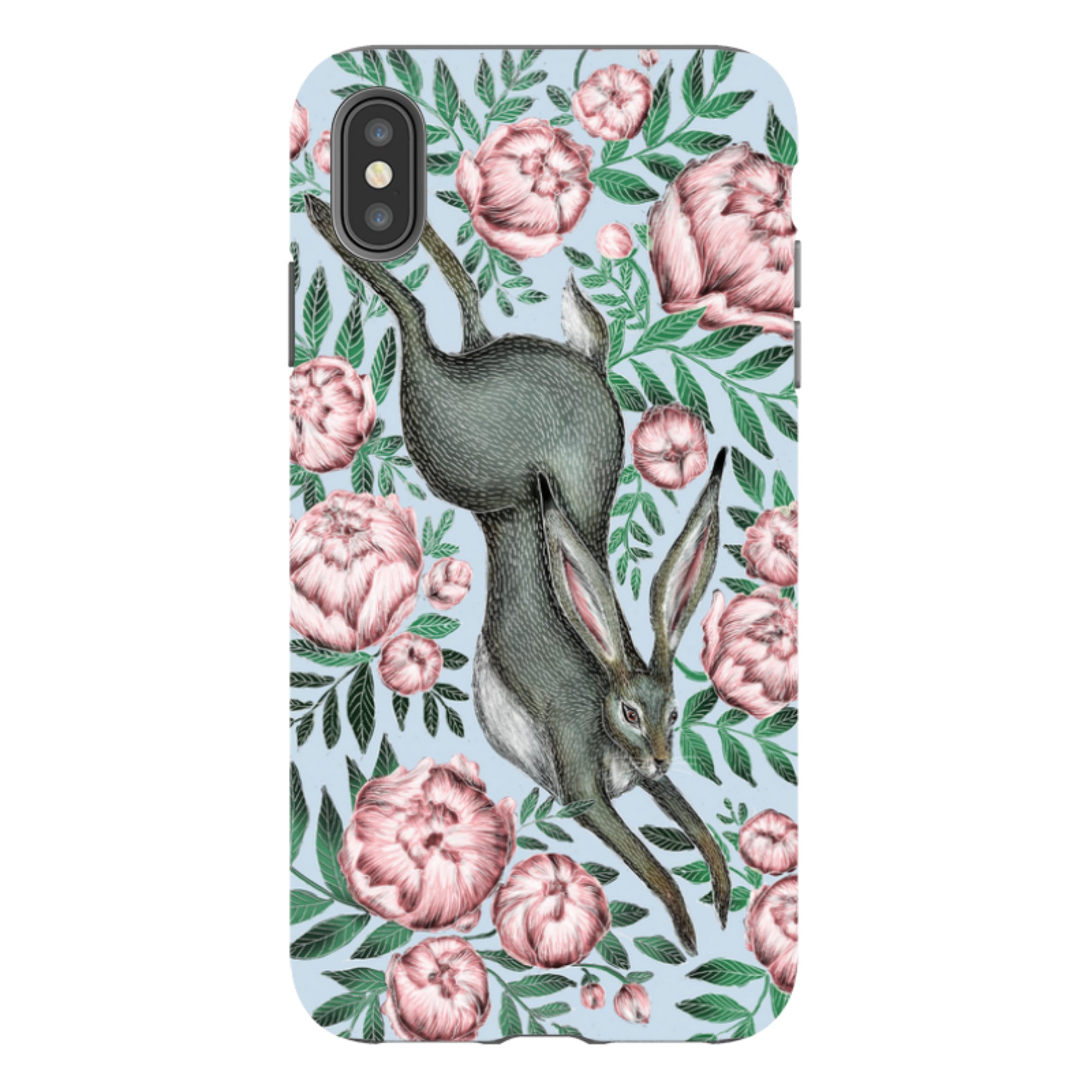 iPhone Tough Case - Hare And Peonies By Catherine Rowe