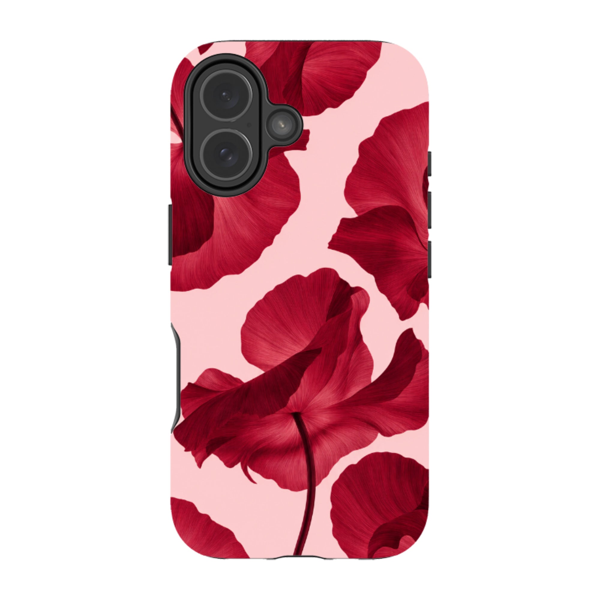 iPhone MagSafe Tough Case - Burgundy Poppy