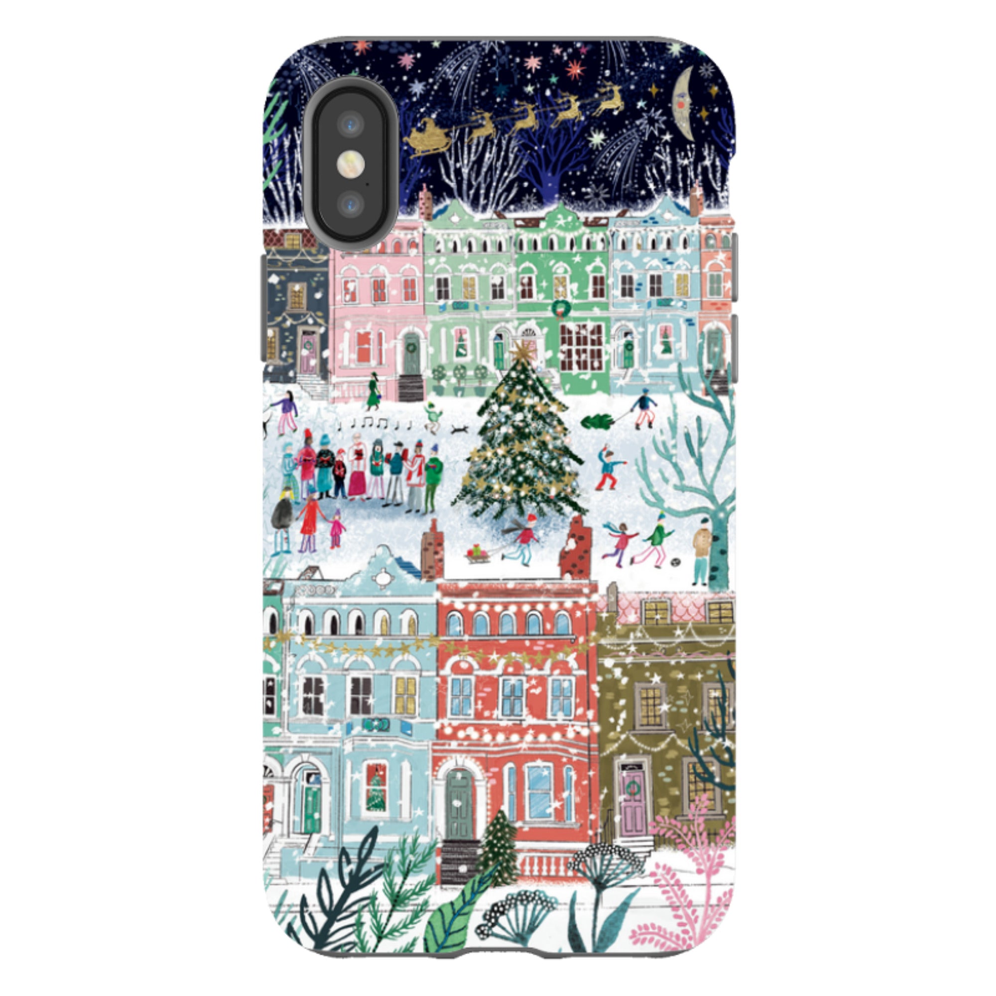 iPhone Tough Case - Winter In Notting Hill By Emma Frances Grant