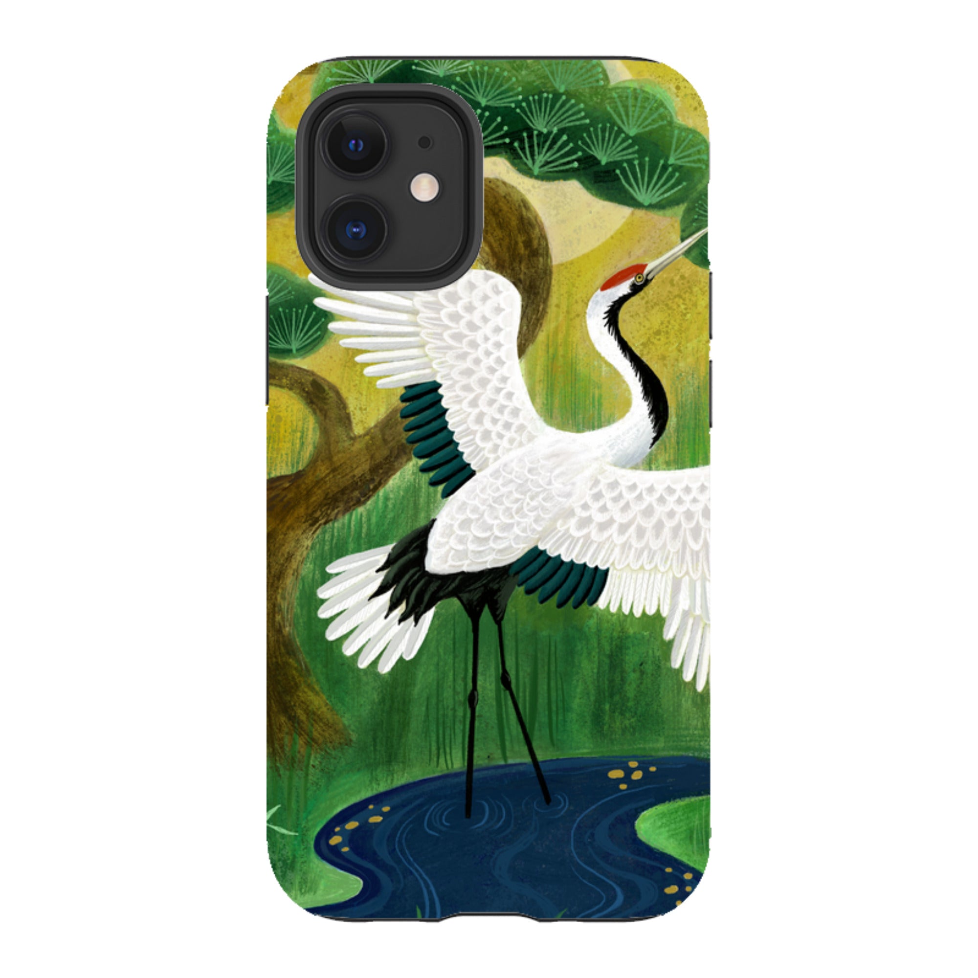 iPhone Tough Case - Crane By Bex Parkin