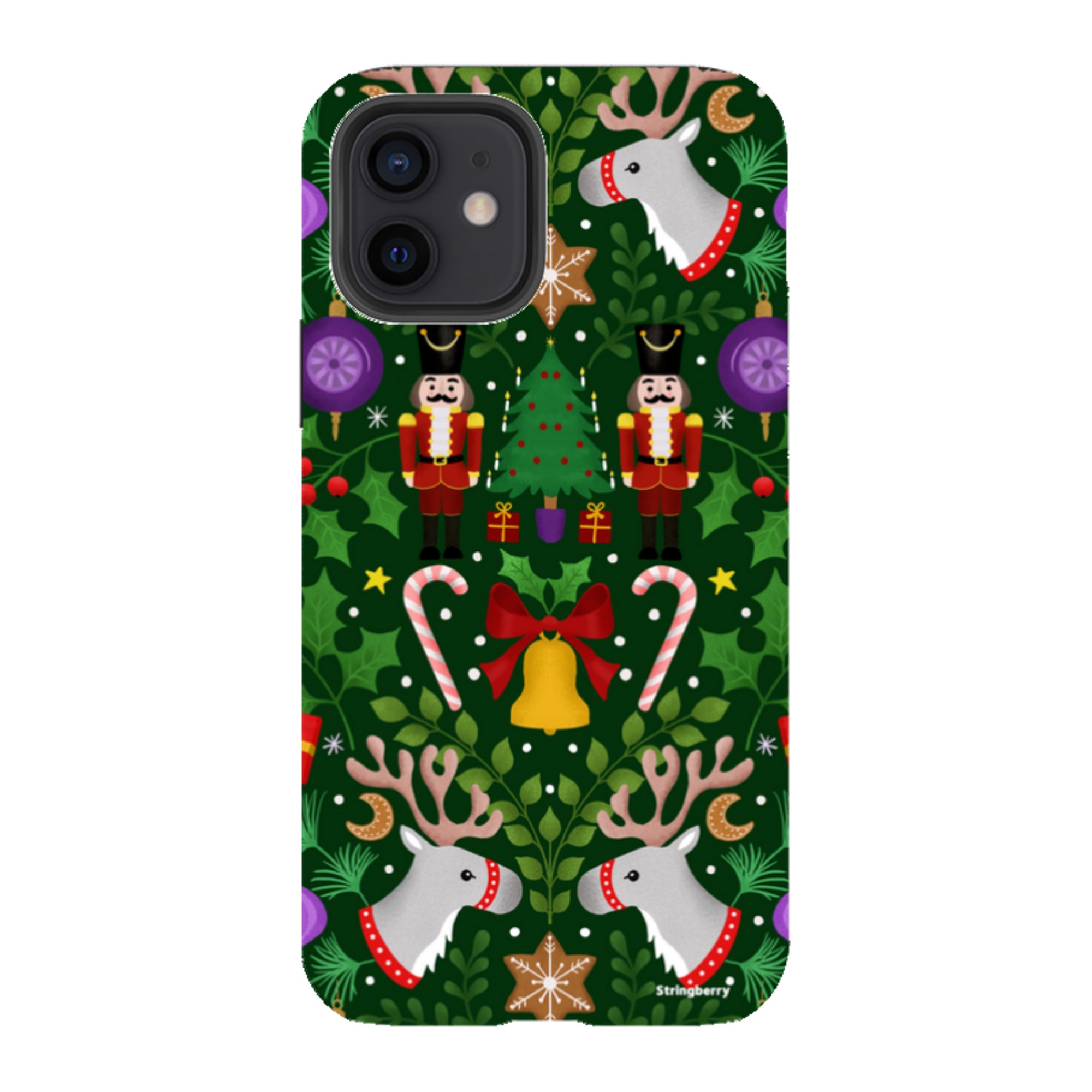 iPhone Tough Case - Xmas Pattern I By Bex Parkin