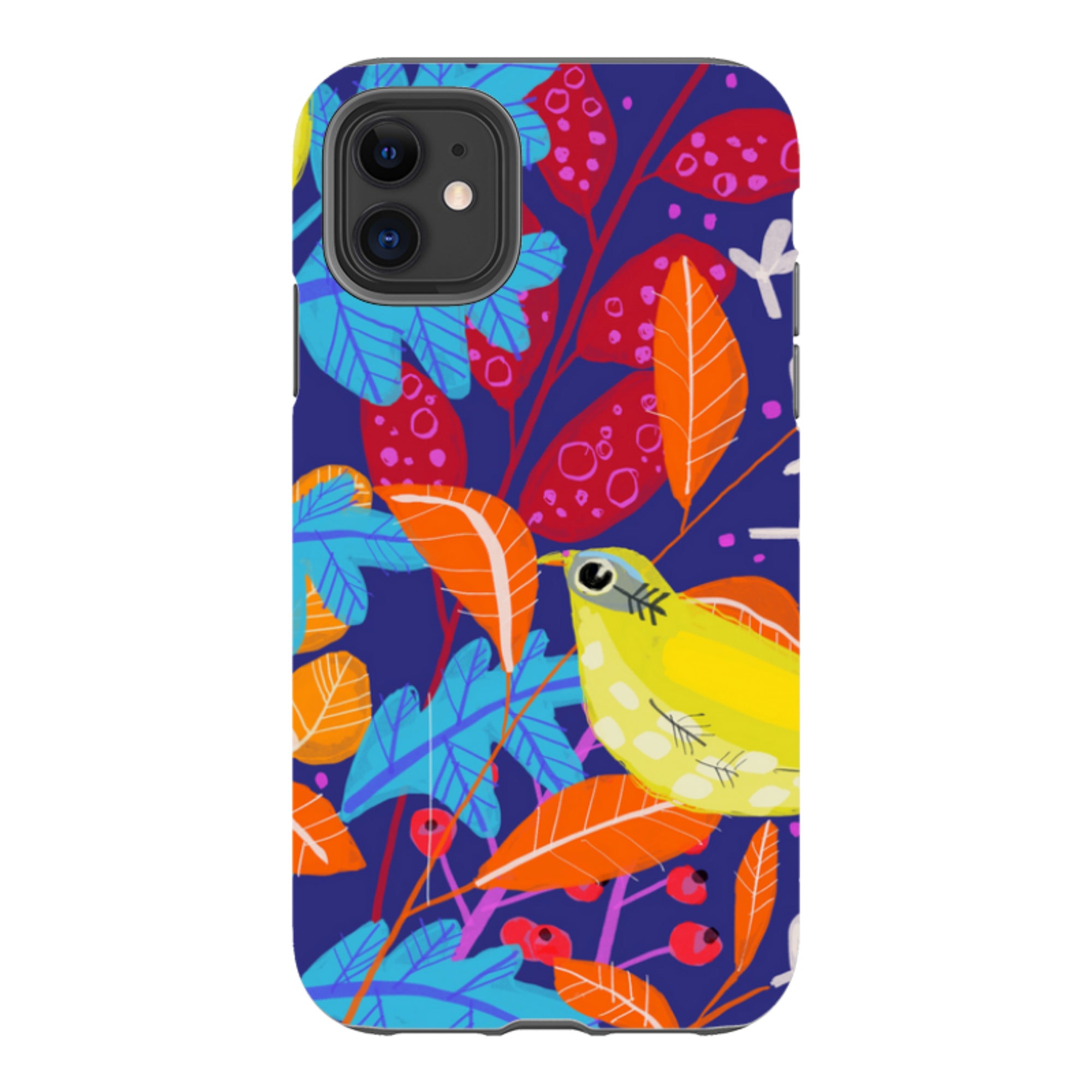 iPhone Tough Case - Yellow Bird By Claire West