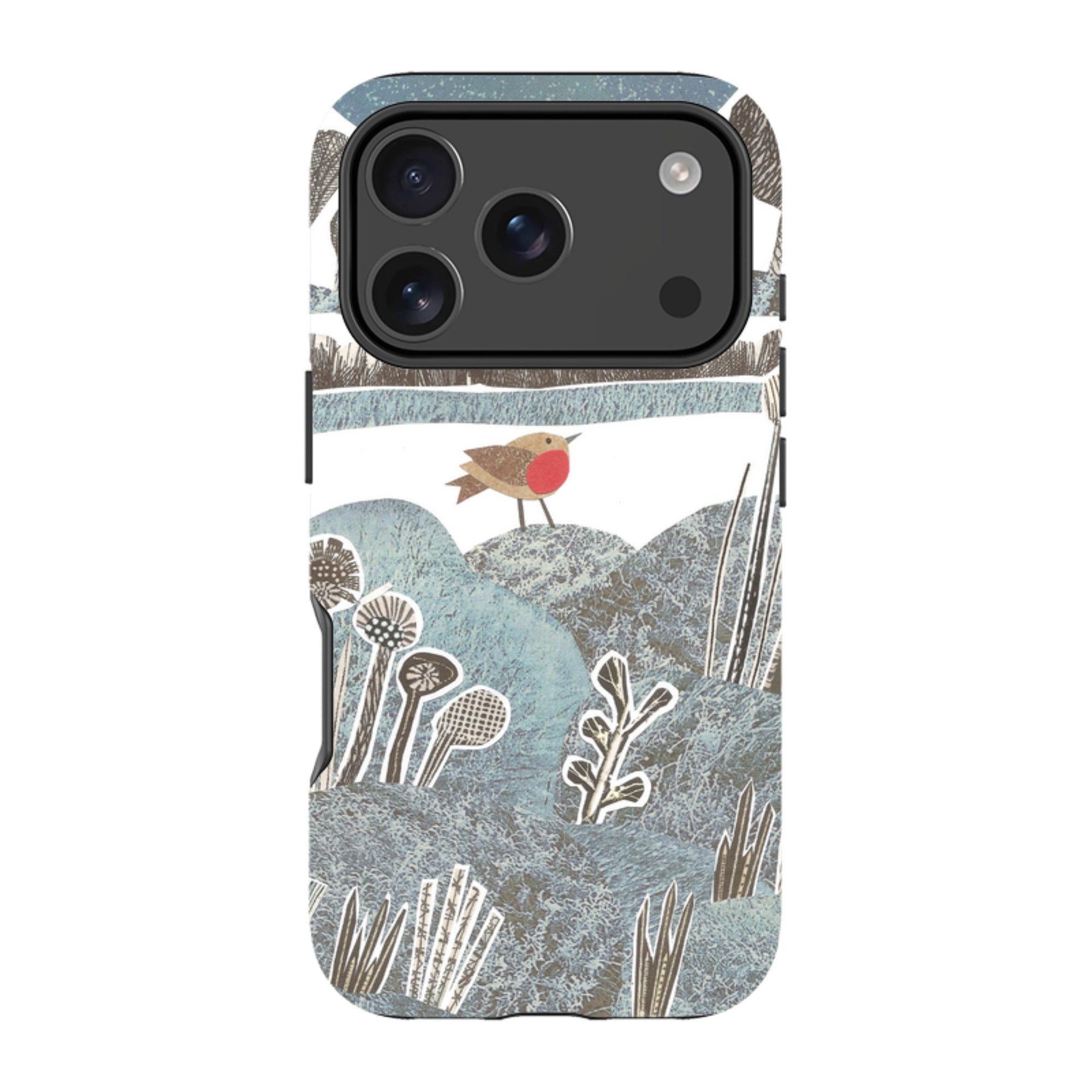 iPhone Tough Case - Frost Robin By Jane Robbins