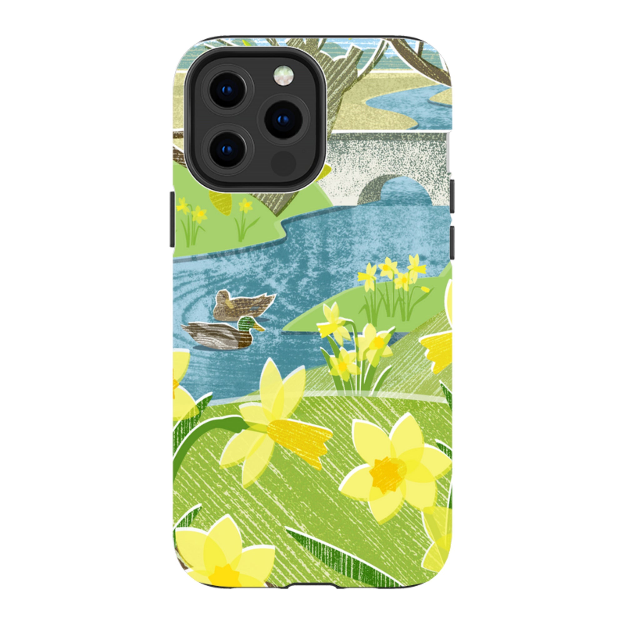 iPhone MagSafe Tough Case -  Daffs and Ducks By Liane Payne