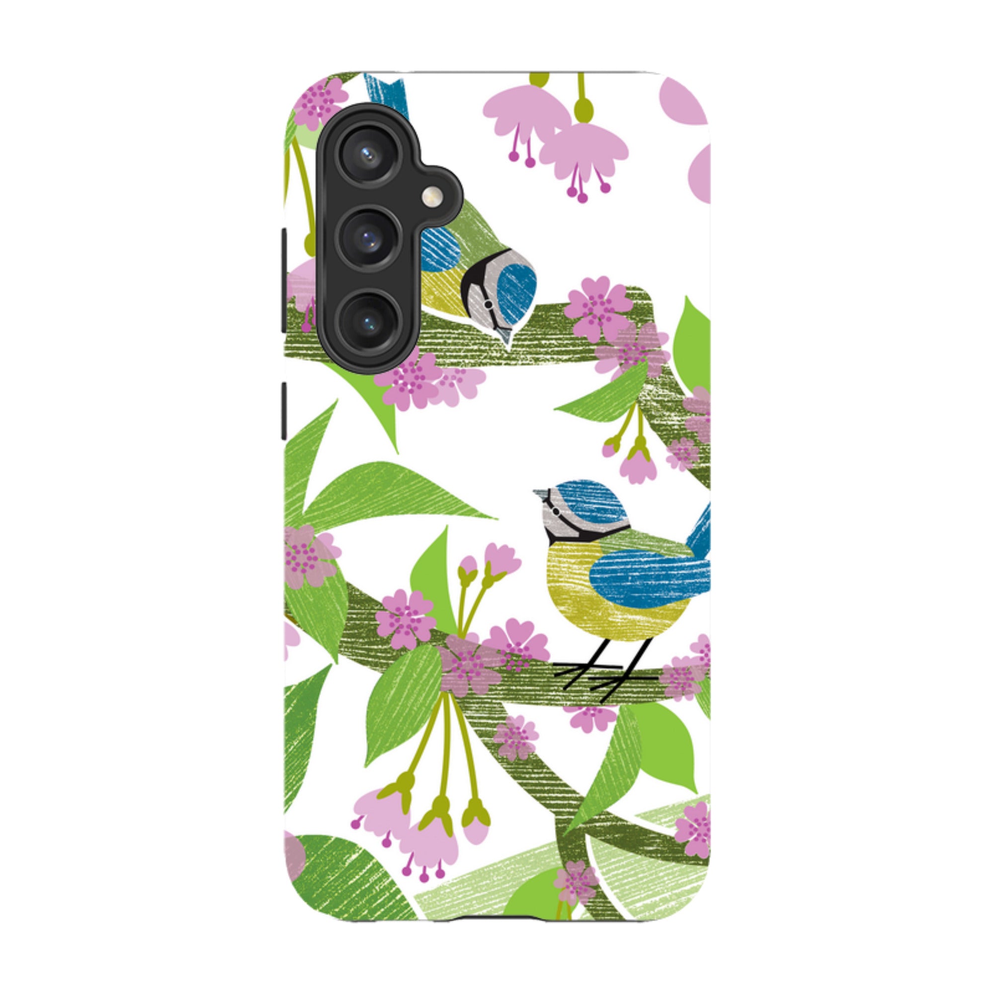 Samsung Tough Case - Blue Tits and Blossom By Liane Payne