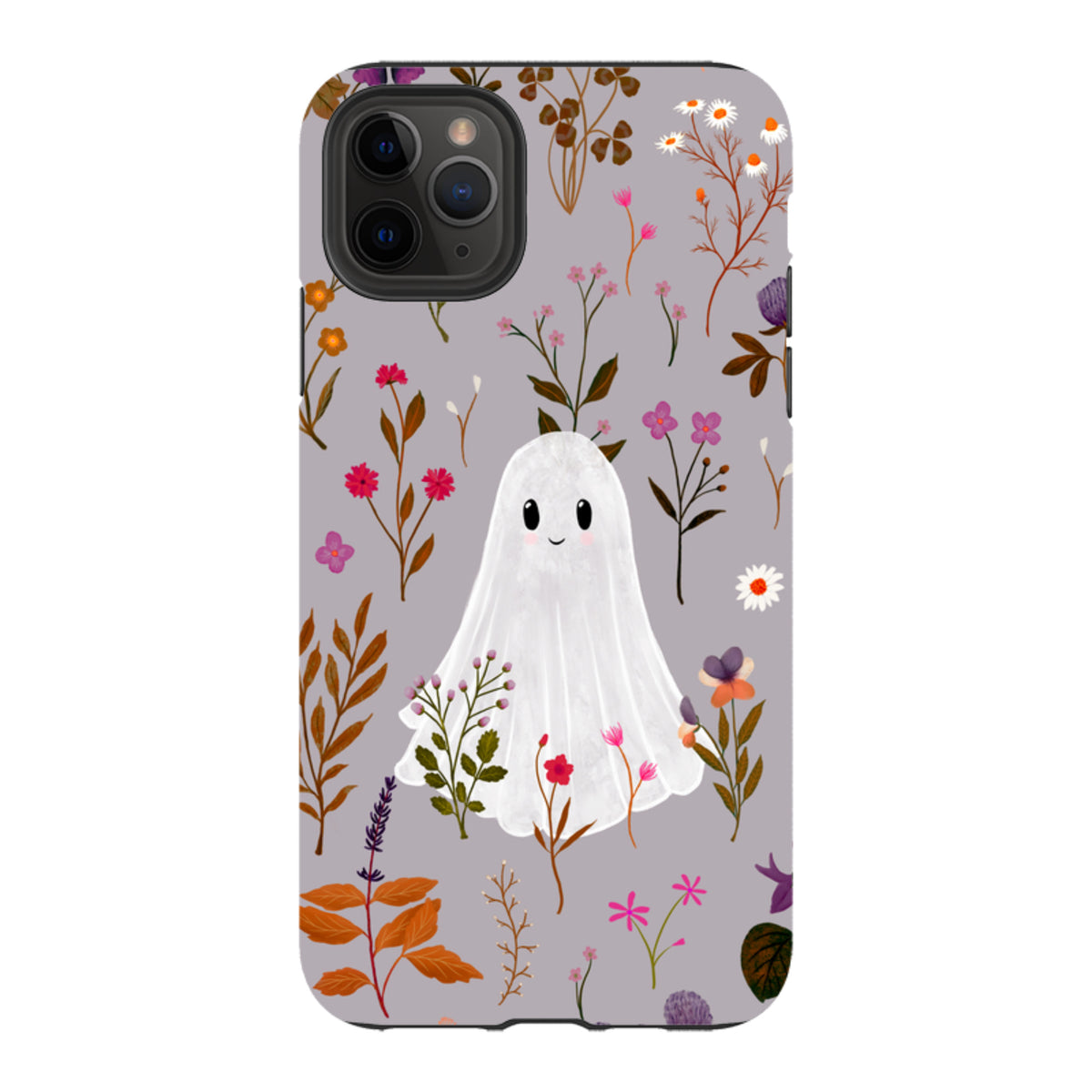 iPhone Tough Case - Ghost in the Garden - Mauve Multi By Katherine Quinn