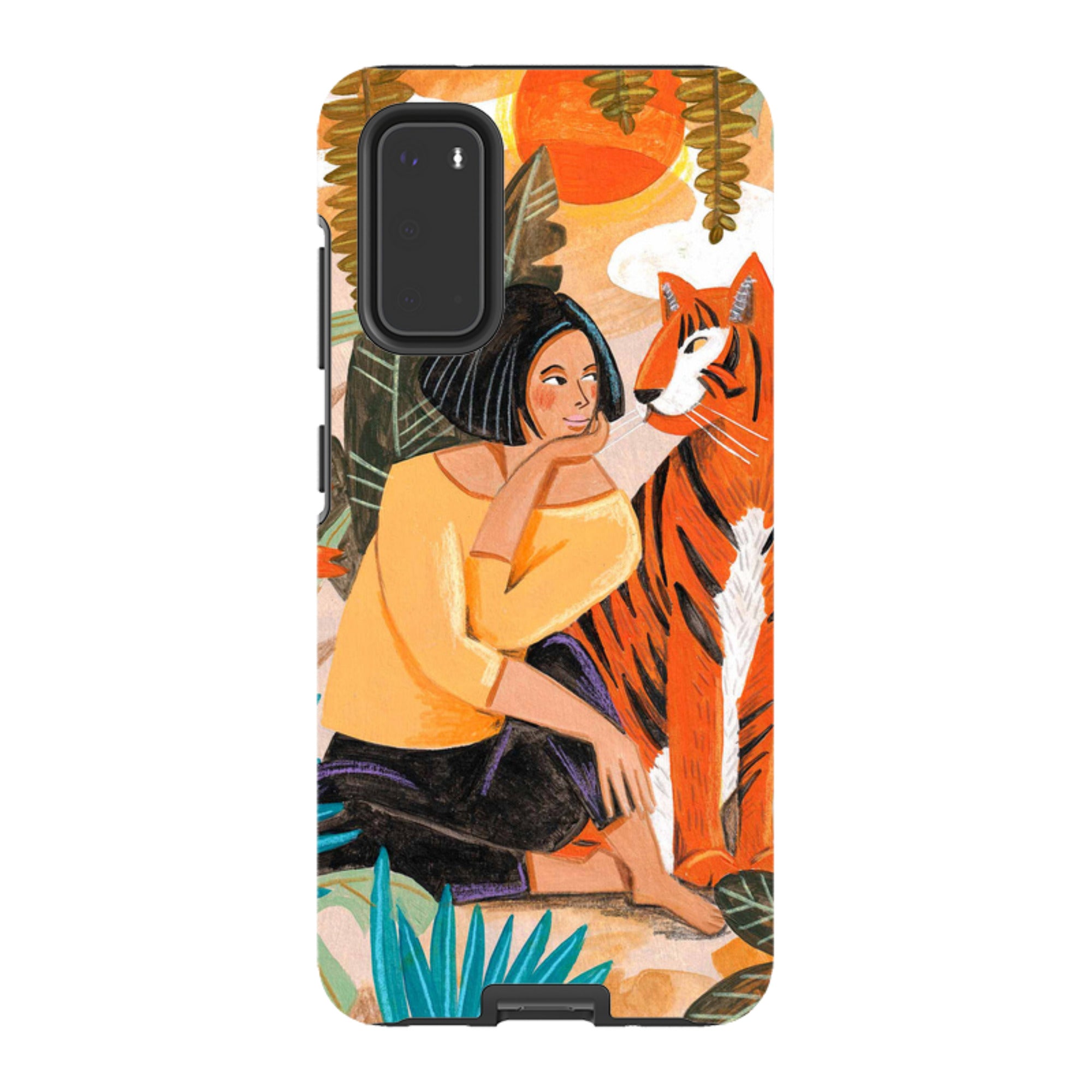 Samsung Tough Case - Hello Tiger By Caroline Bonne Muller