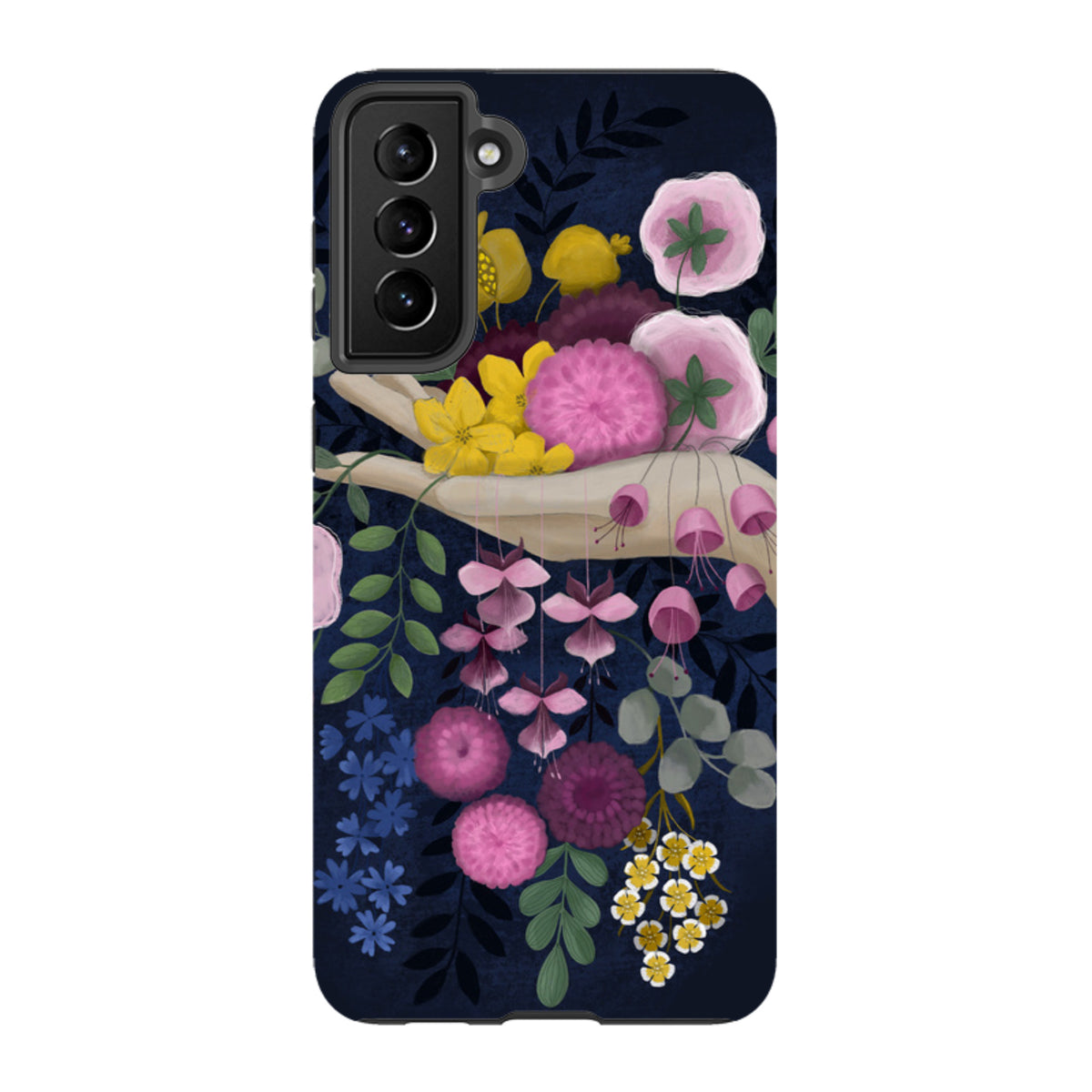 Samsung Tough Case - Flower Hand By Bex Parkin