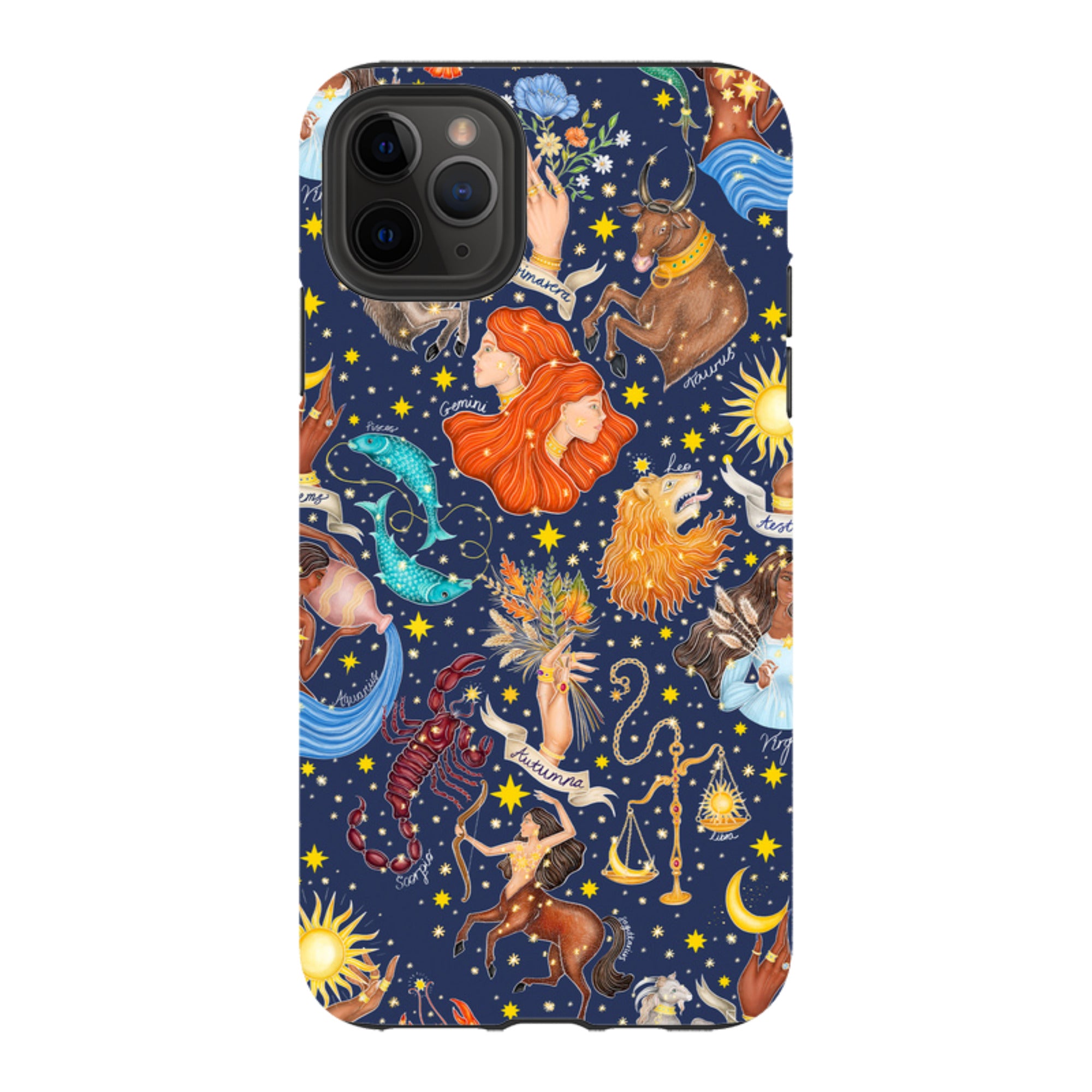 iPhone Tough Case - Zodiac Composite By Catherine Rowe