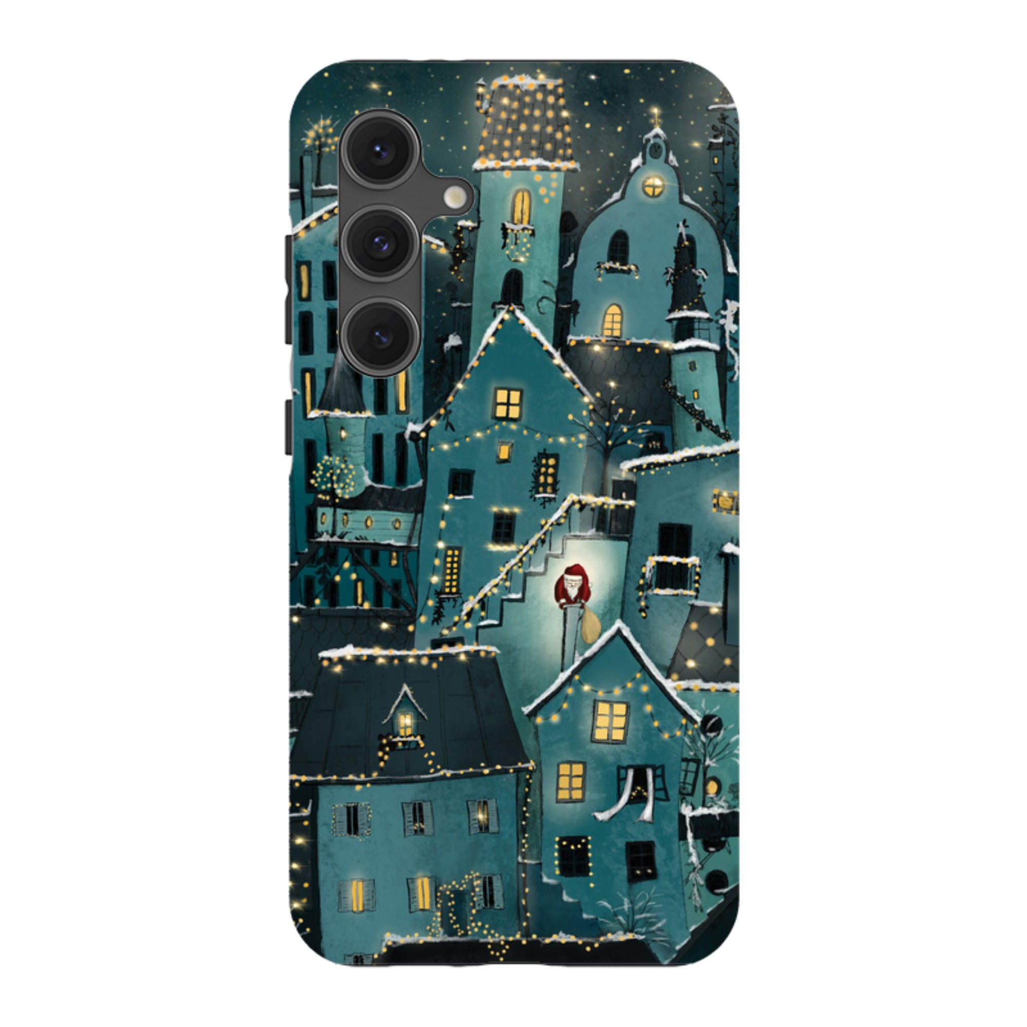 Samsung Tough Case - Citywinkles Blue By Maja Lindberg