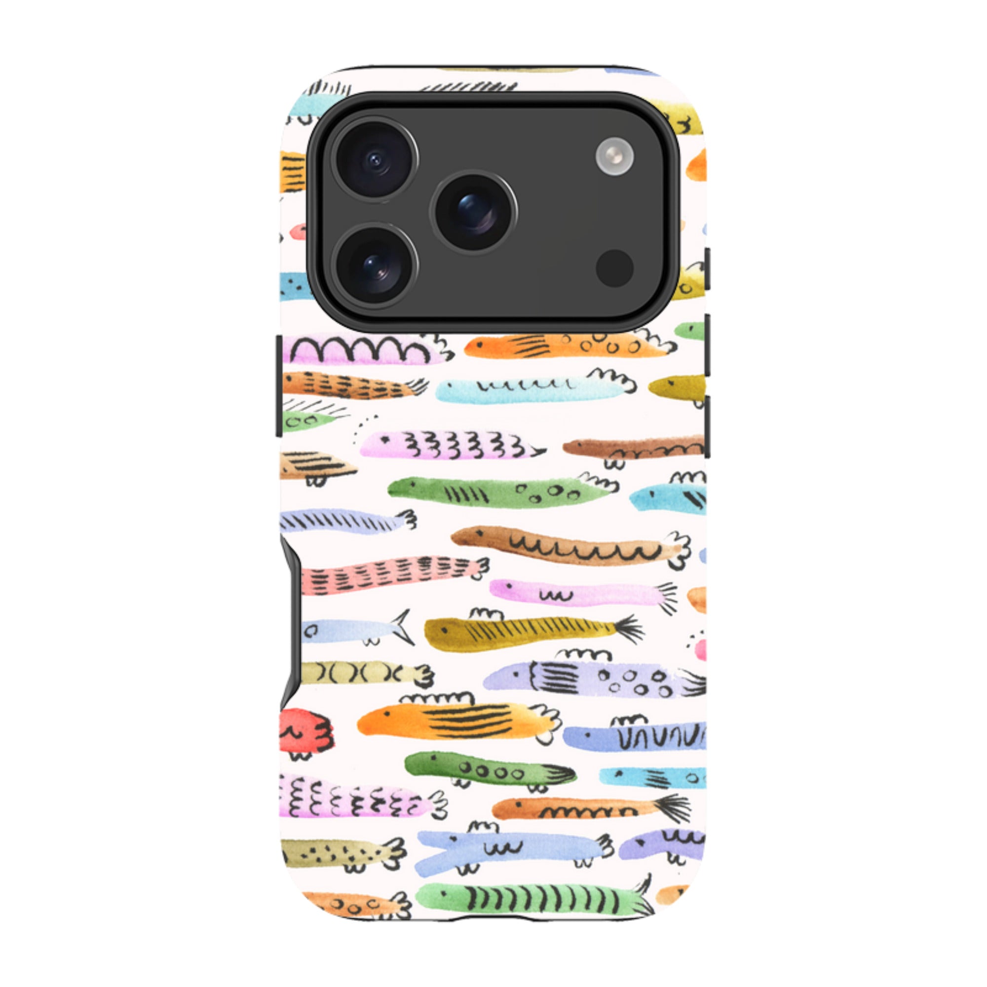 iPhone Tough Case - Colourful Fishes By Gabriela Larios