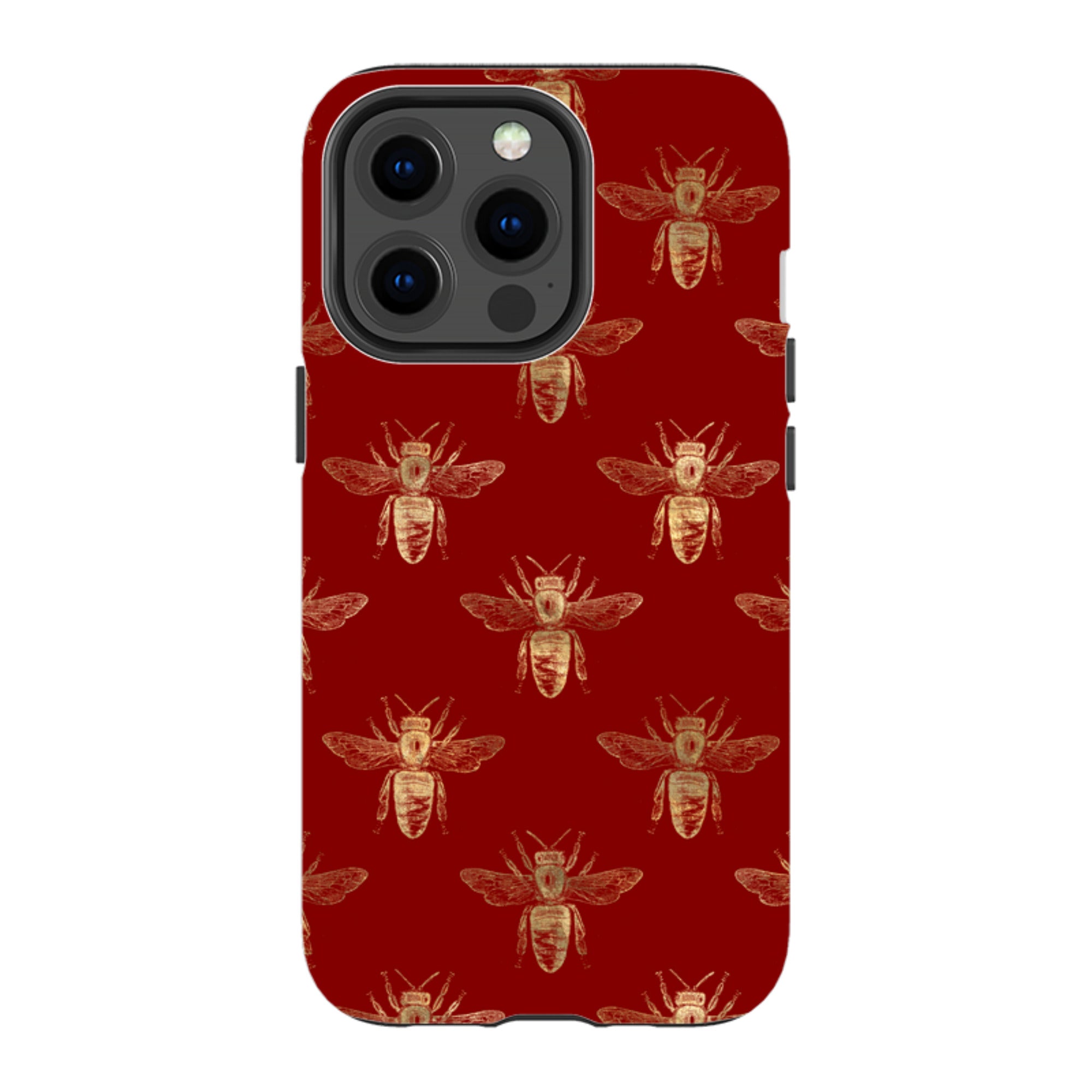 iPhone Tough Case - Red Bees