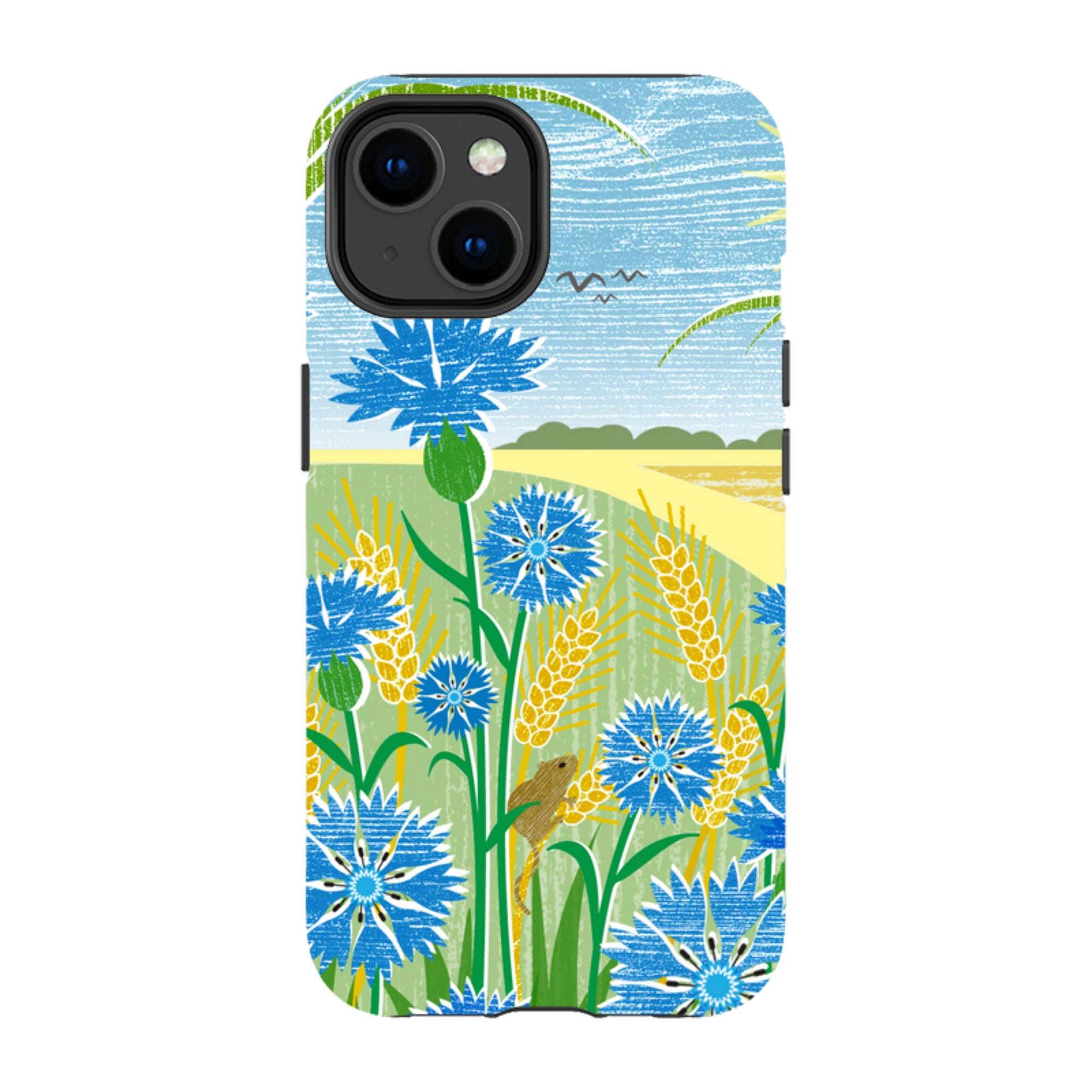 iPhone Tough Case - Cornflowers By Liane Payne
