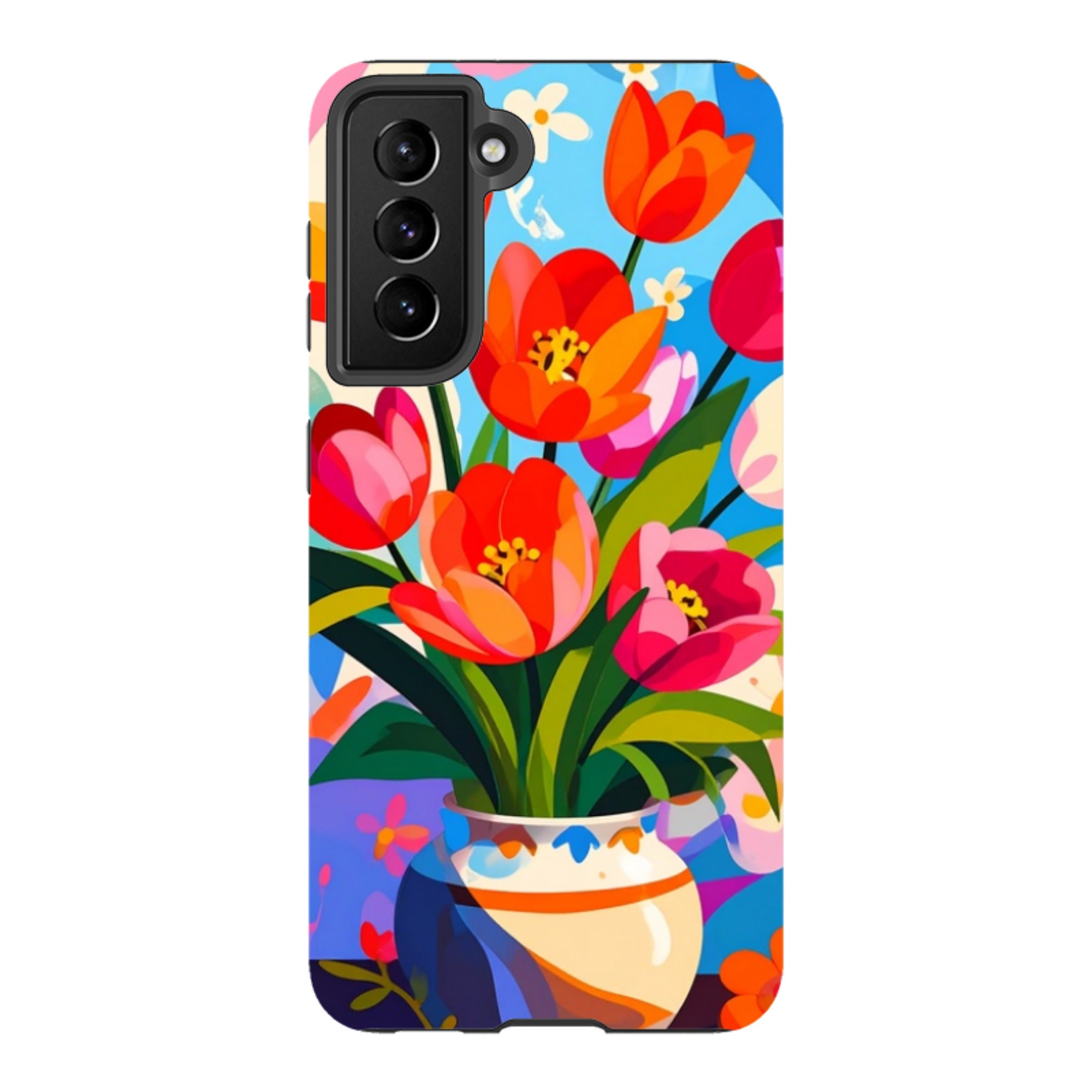 Samsung Tough Case - Tulip Pot Floral