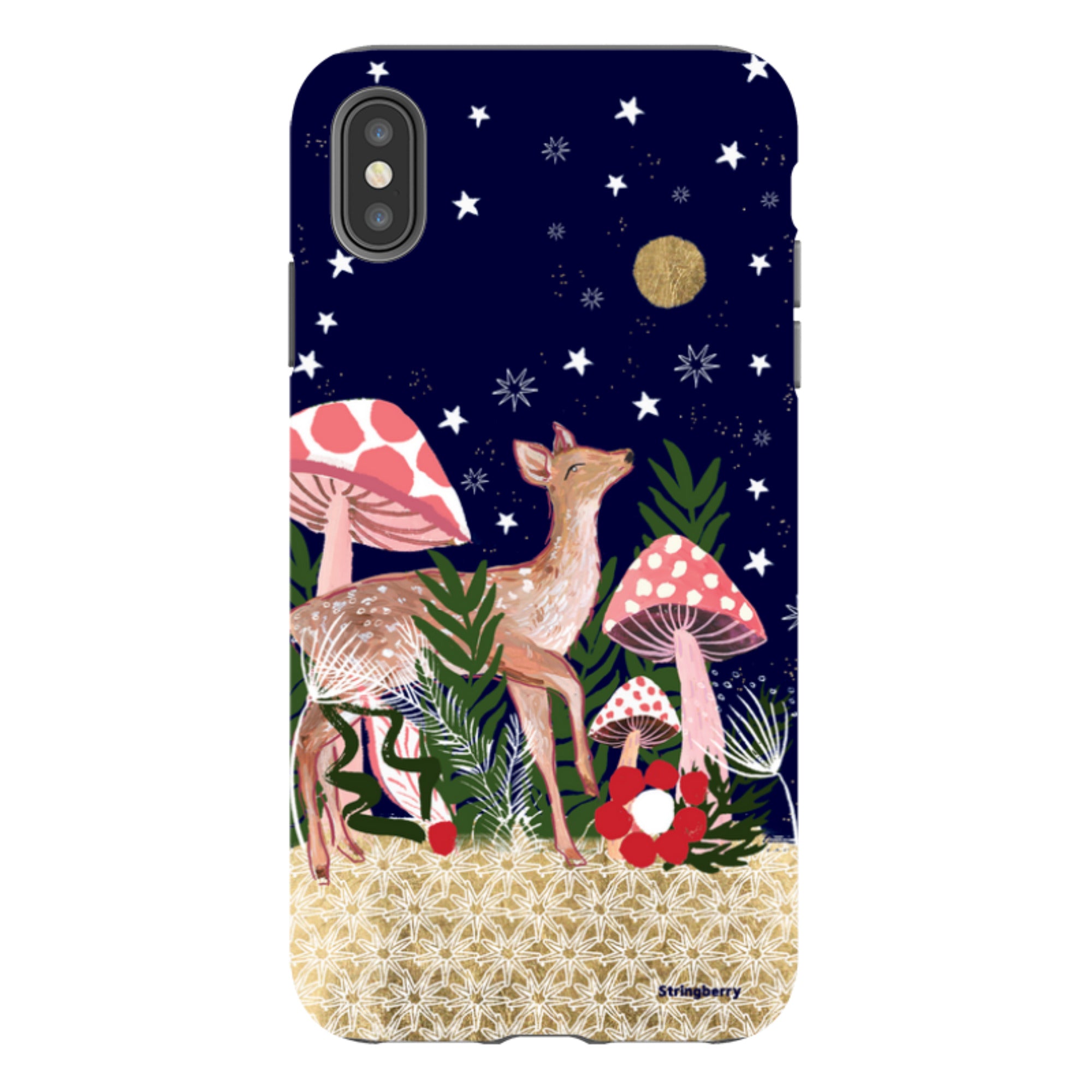 iPhone Tough Case - Deer By Emma Frances Grant