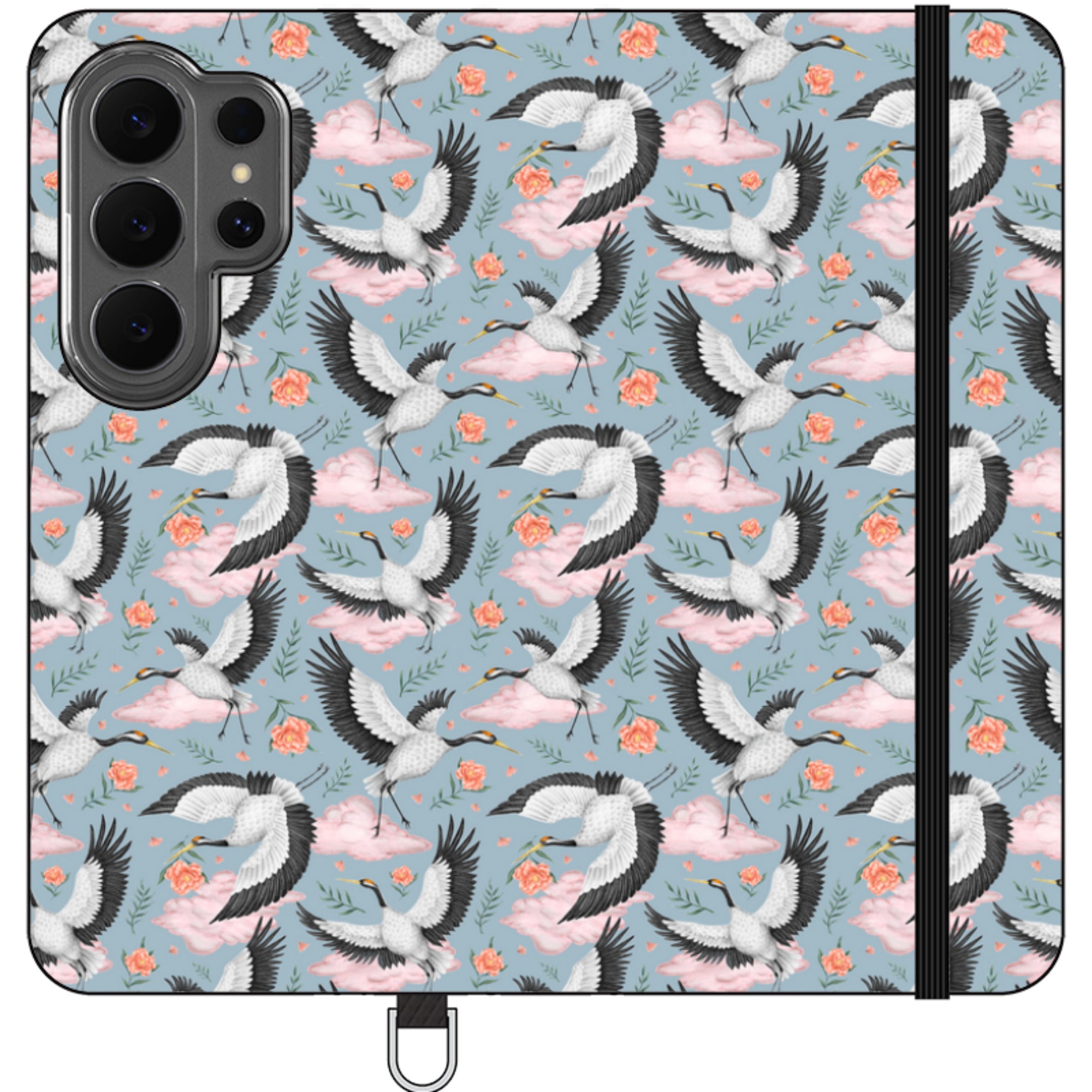Flight of the Cranes Wallet Case By Catherine Rowe