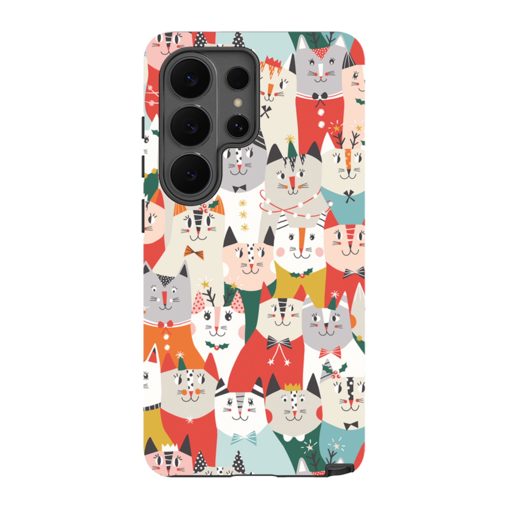 Samsung Tough Case - Christmas cats By Ali Brookes